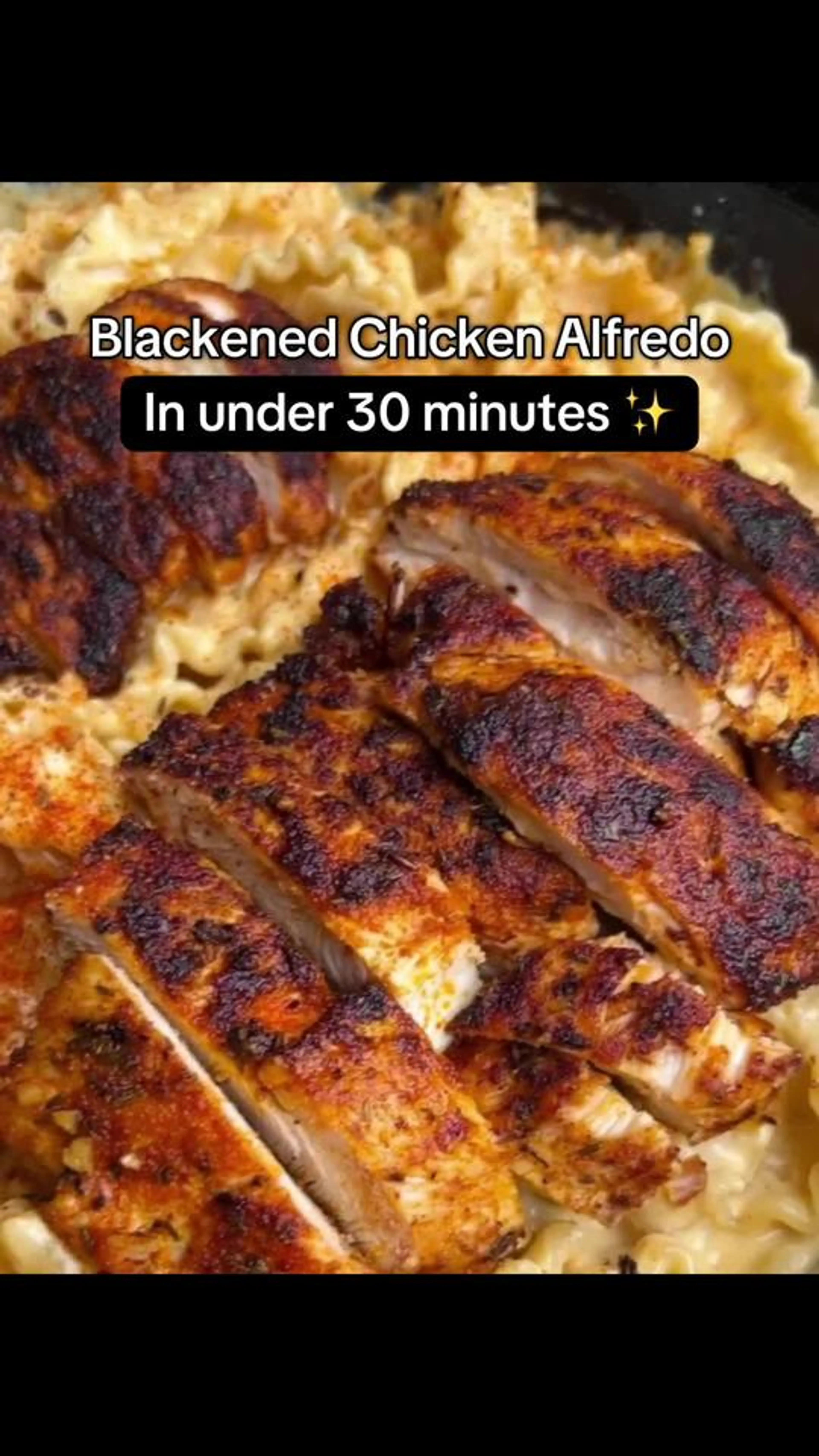 Blackened Chicken Alfredo