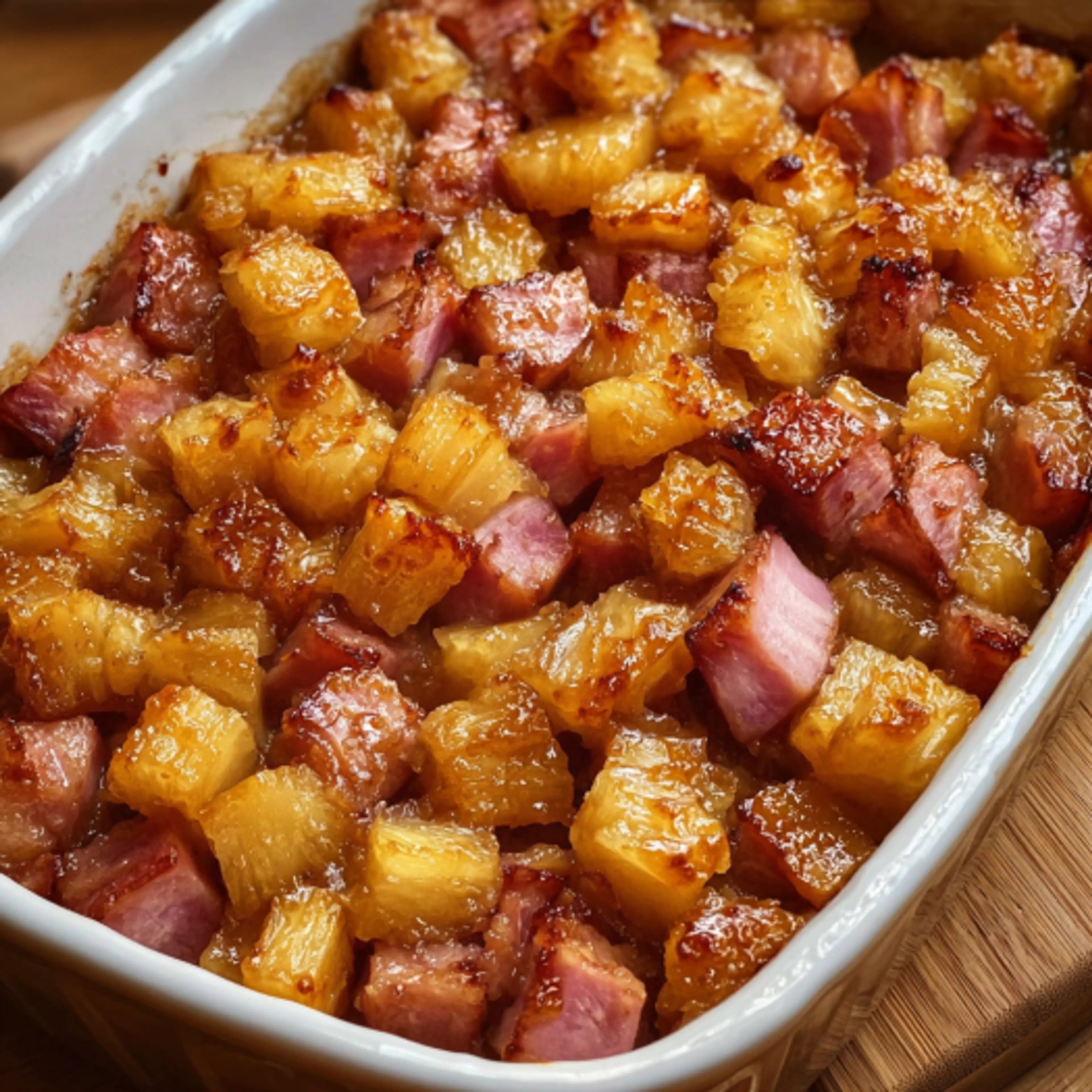Brown Sugar Pineapple Ham Bake