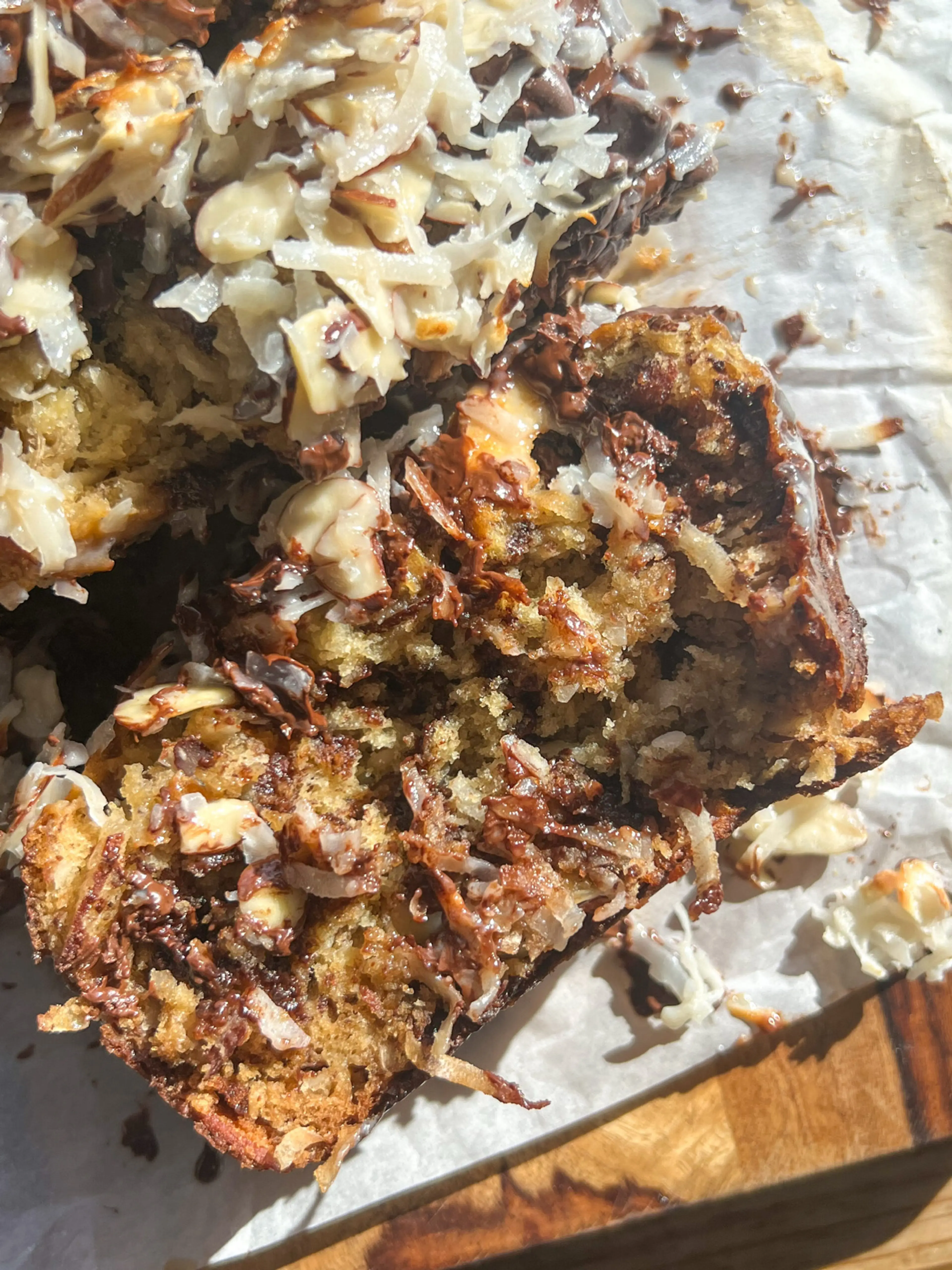 Almond Joy Banana Bread