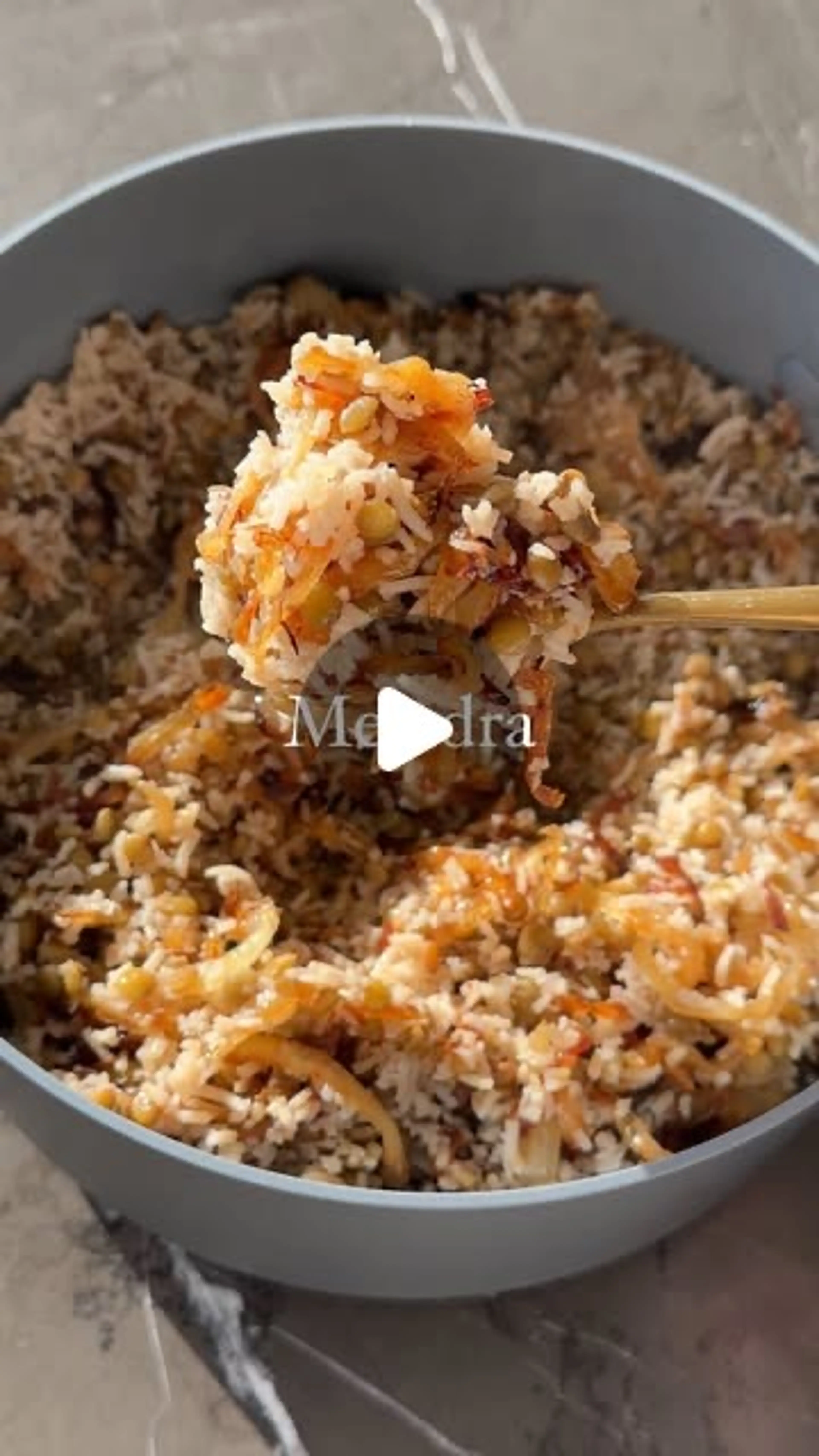 Rice with lentils