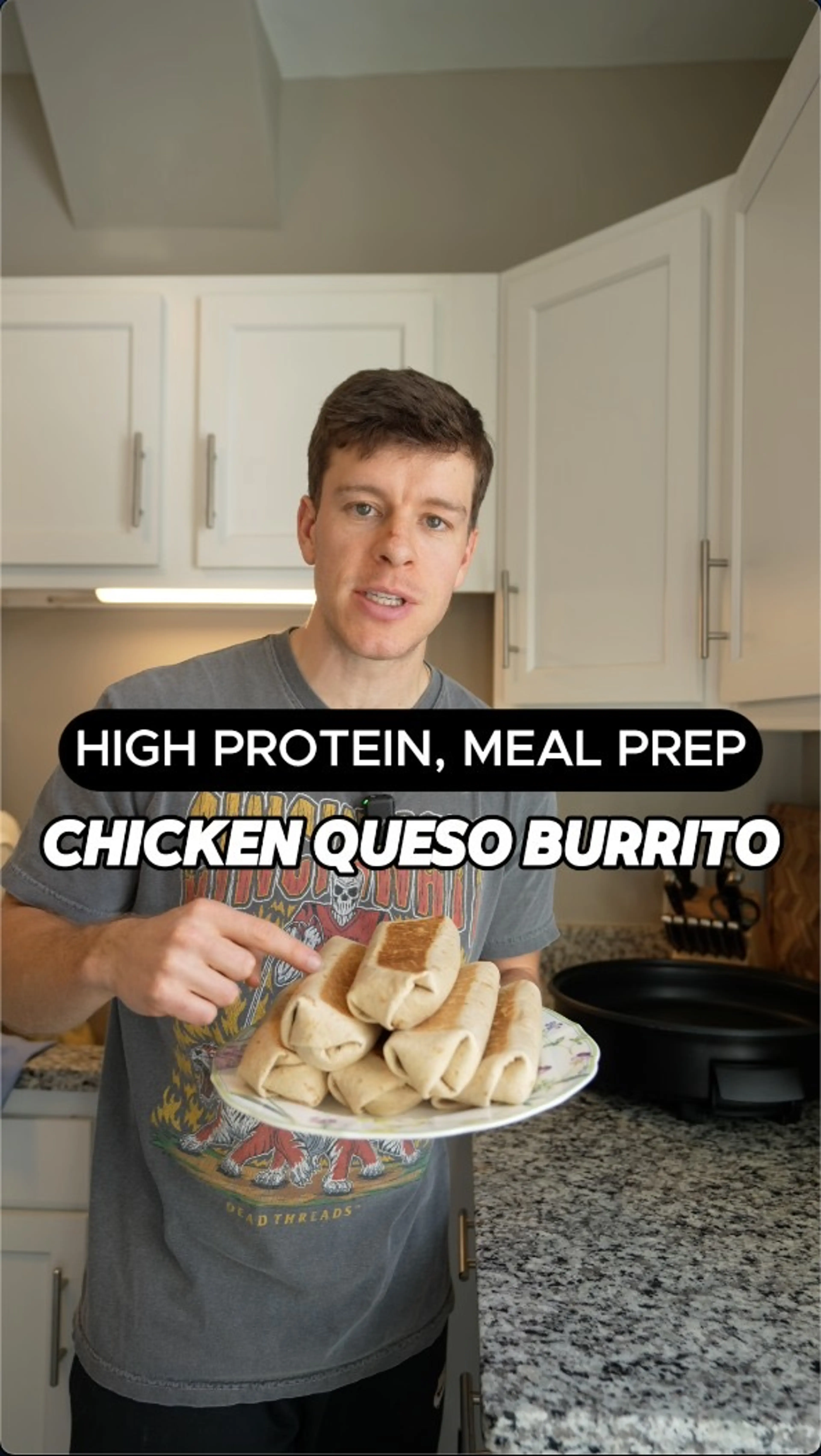 Chicken Queso Burrito