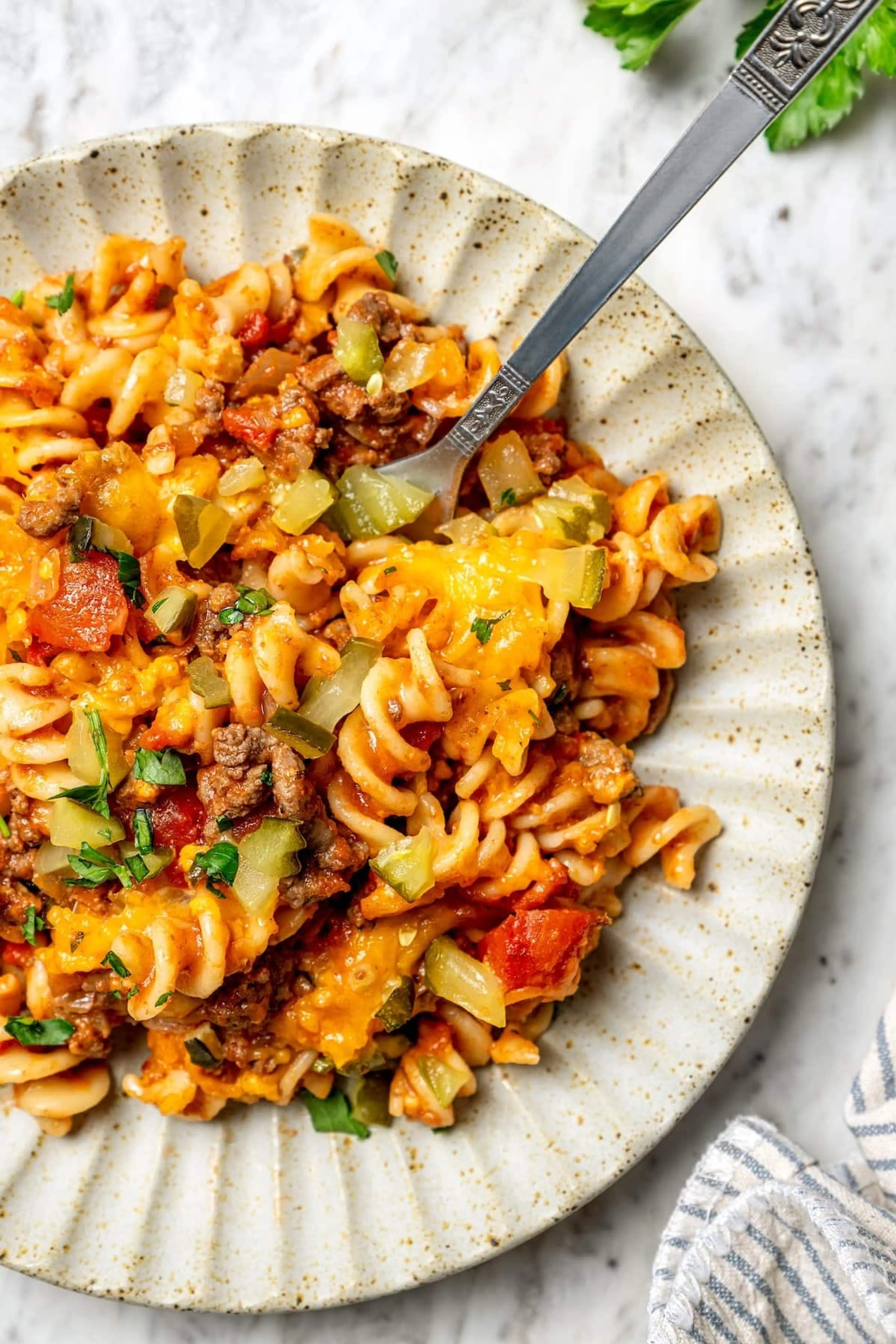 Cheeseburger Casserole