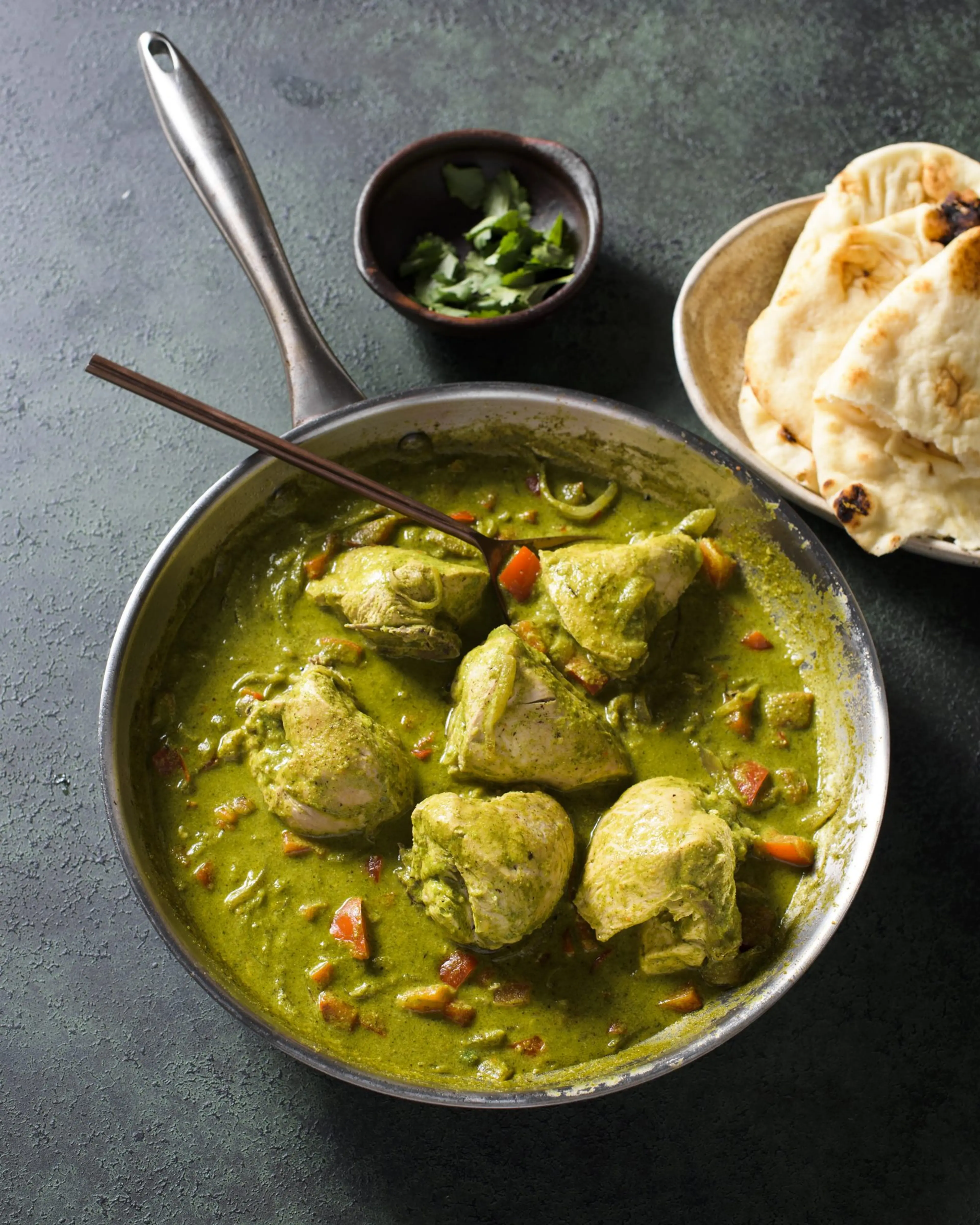Green Chutney Braised Chicken