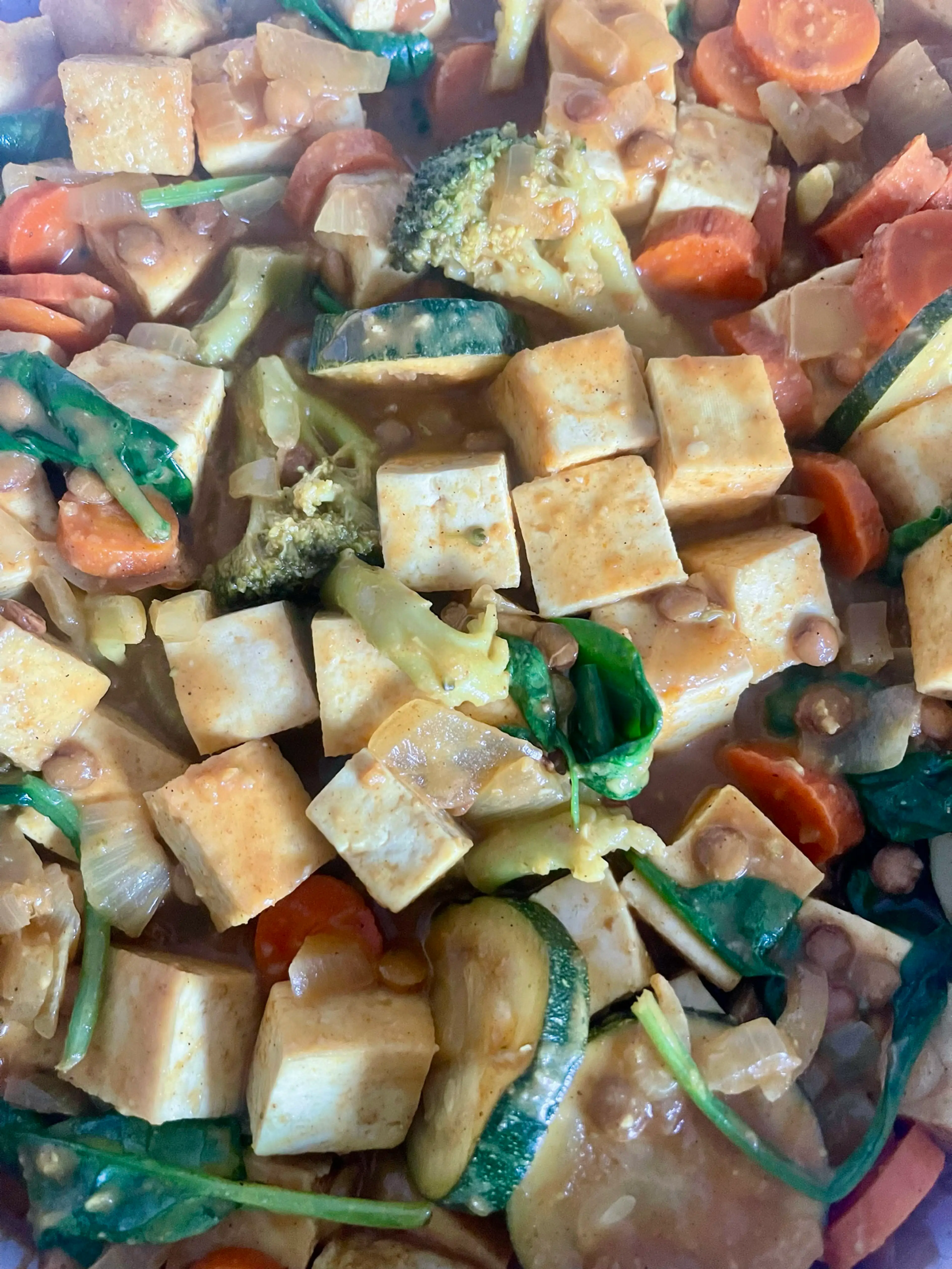High-Protein Tofu Curry
