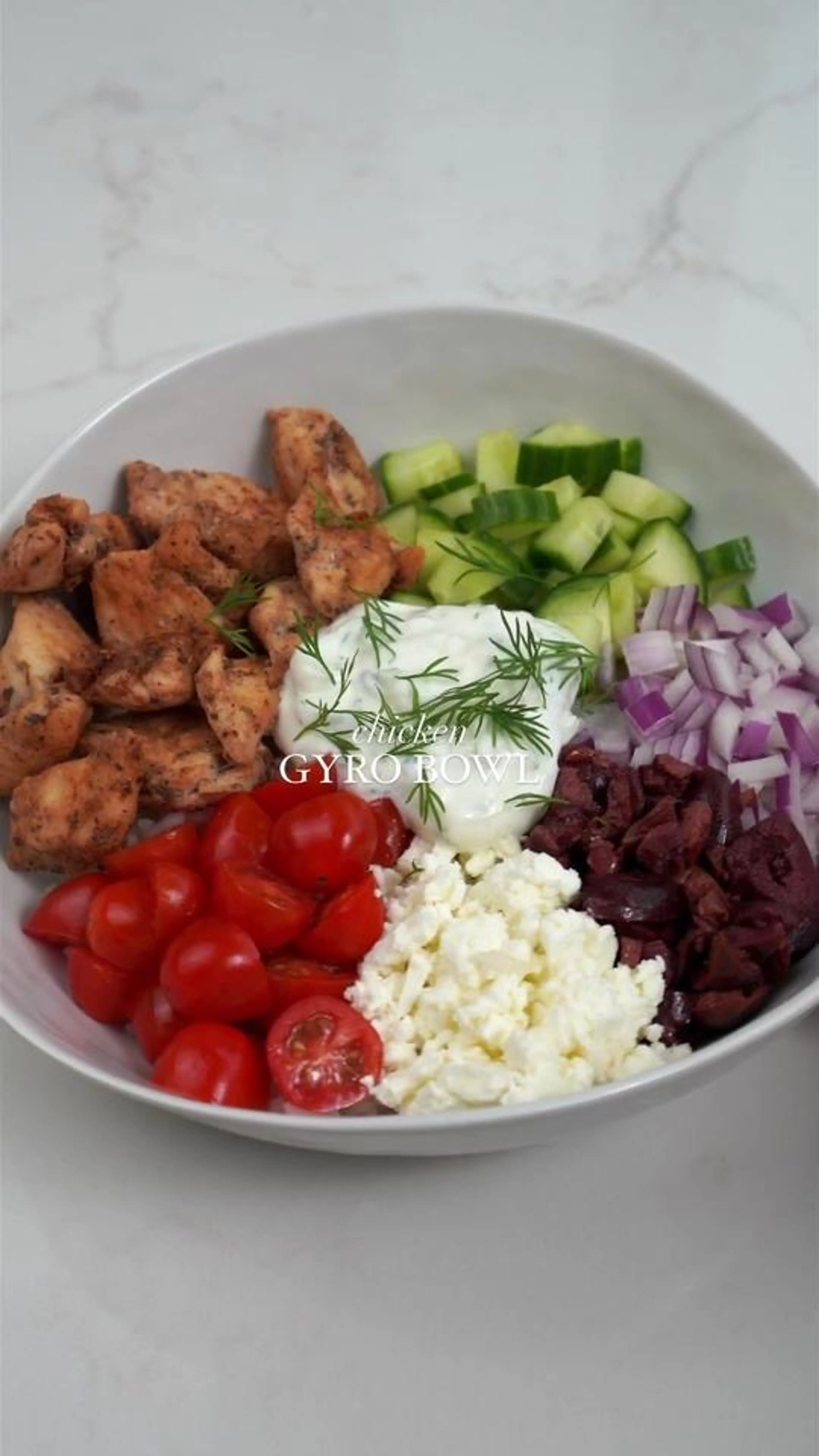 Chicken Gyro Bowl