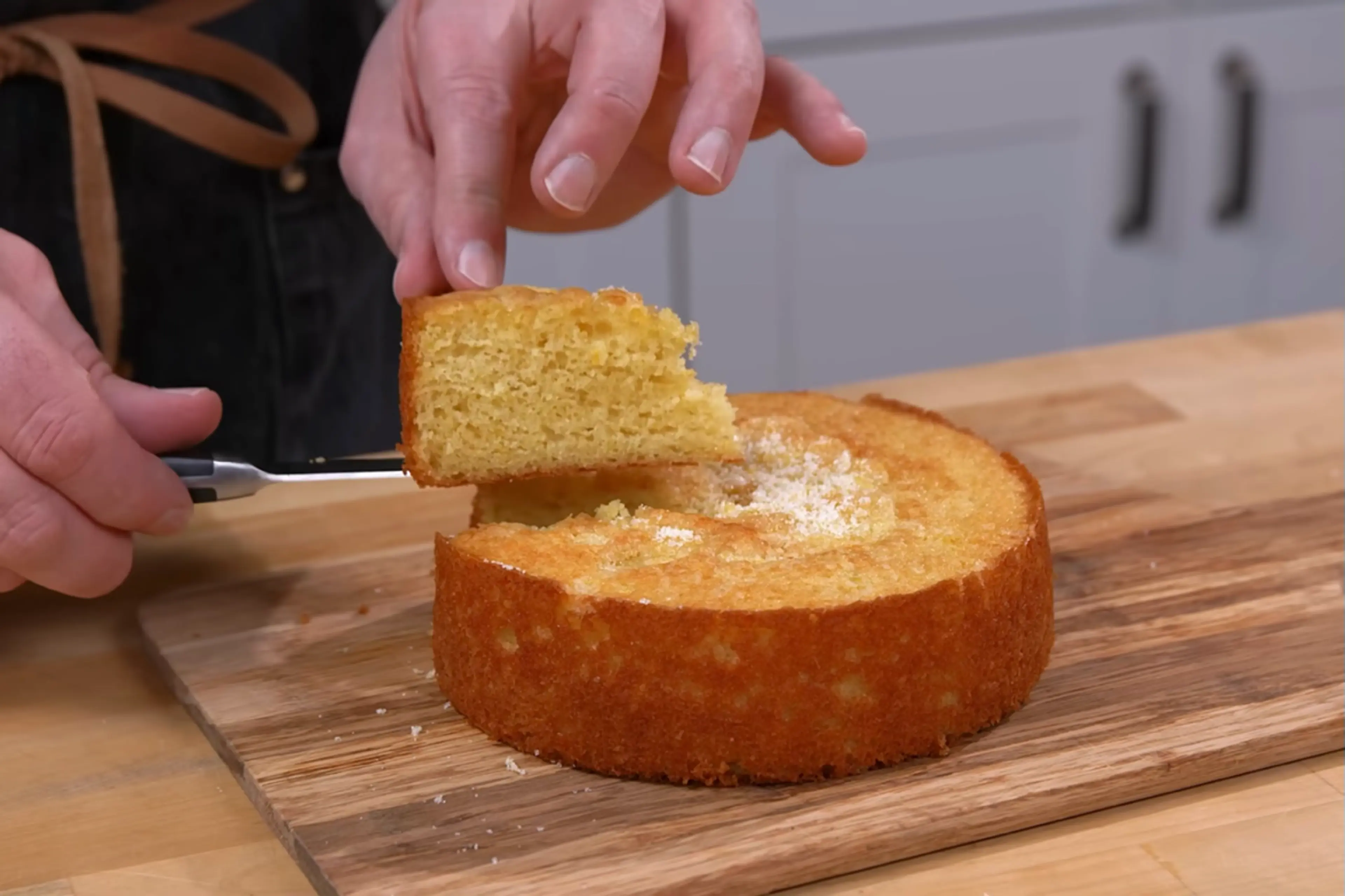 Lemon Yogurt Cake For Two