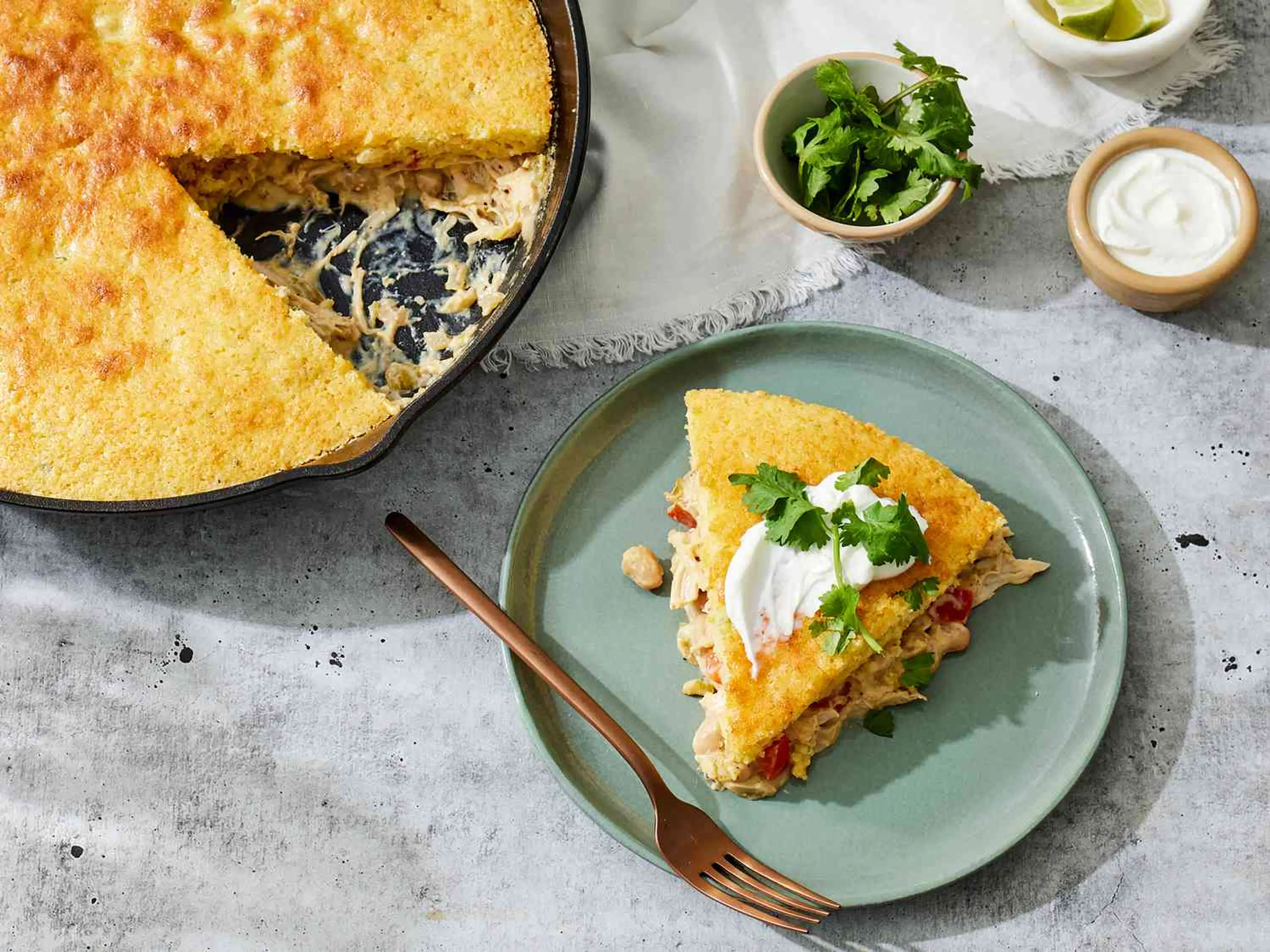 White Chicken Chili Casserole