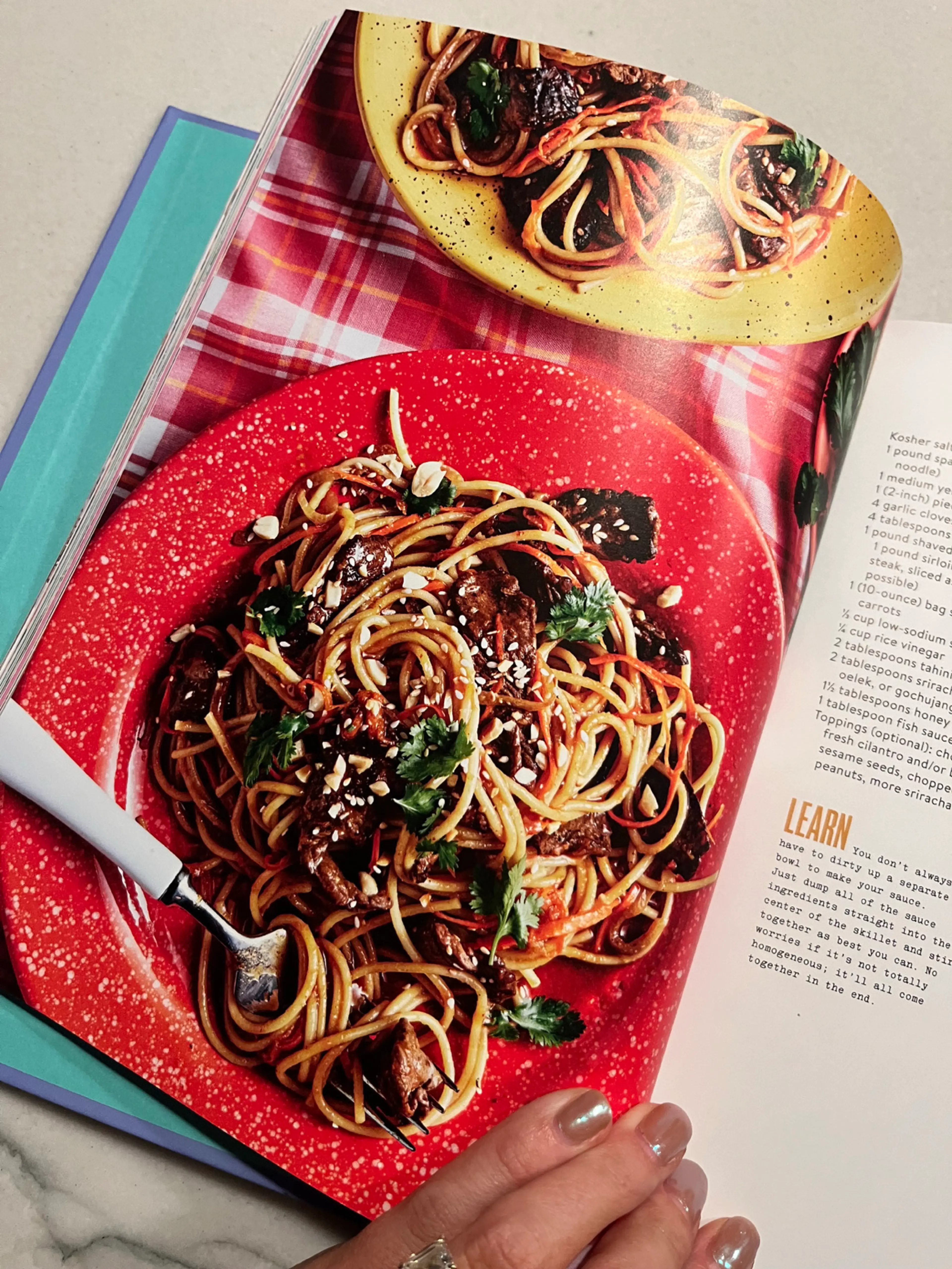 SAUCY SESAME BEEF NOODLES