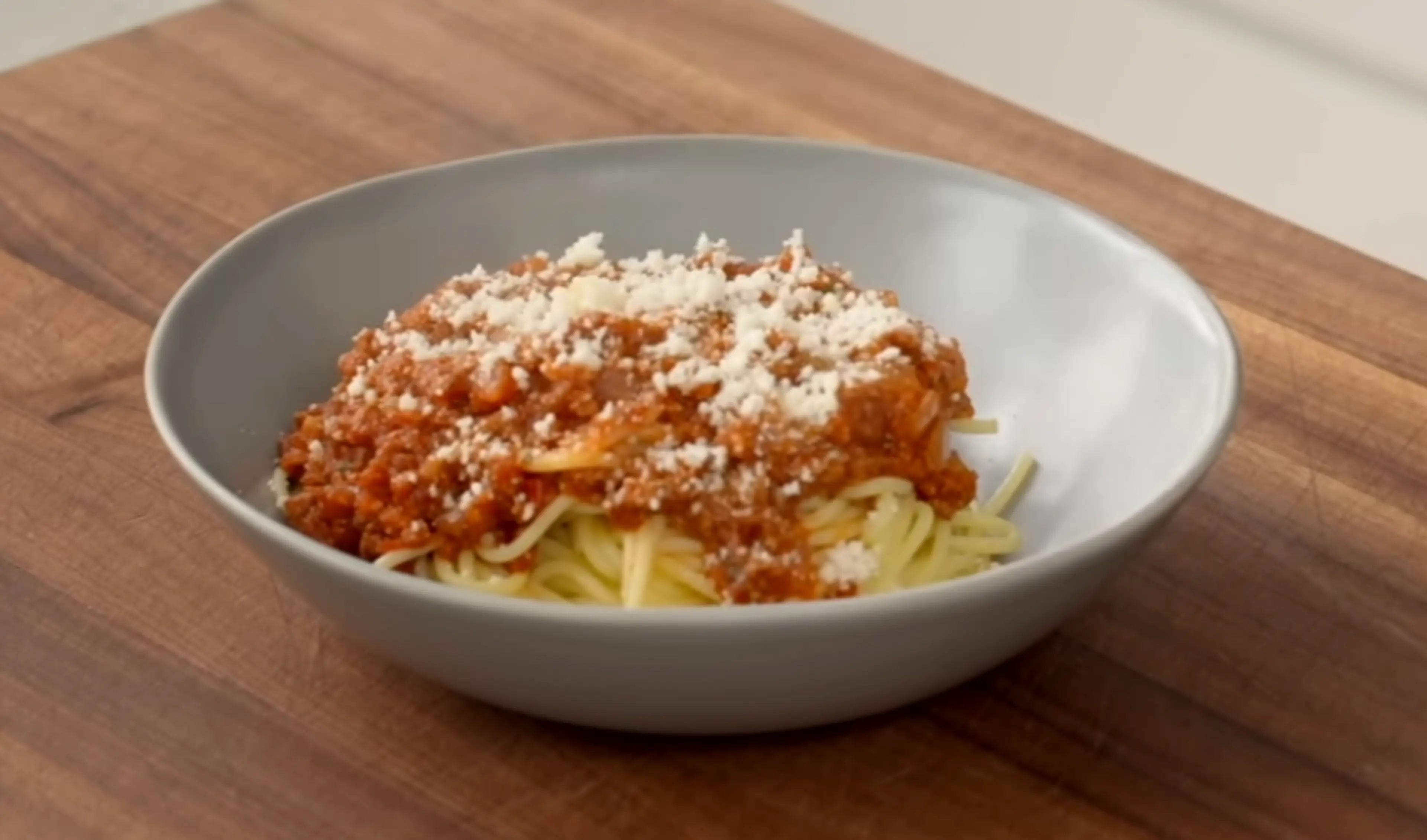 30 Minute Spaghetti & Meat Sauce