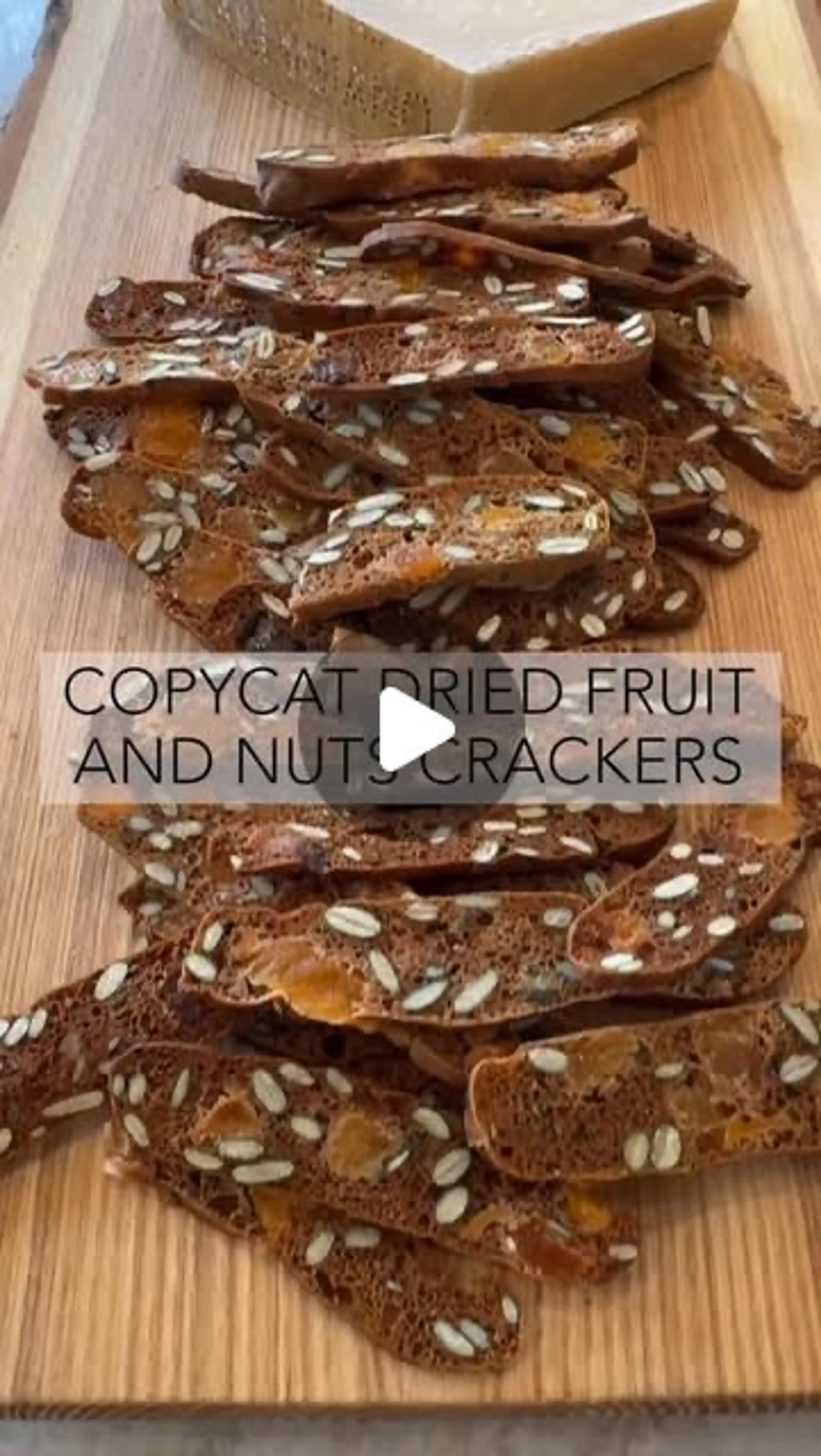 Dried Nut And Fruit Crackers