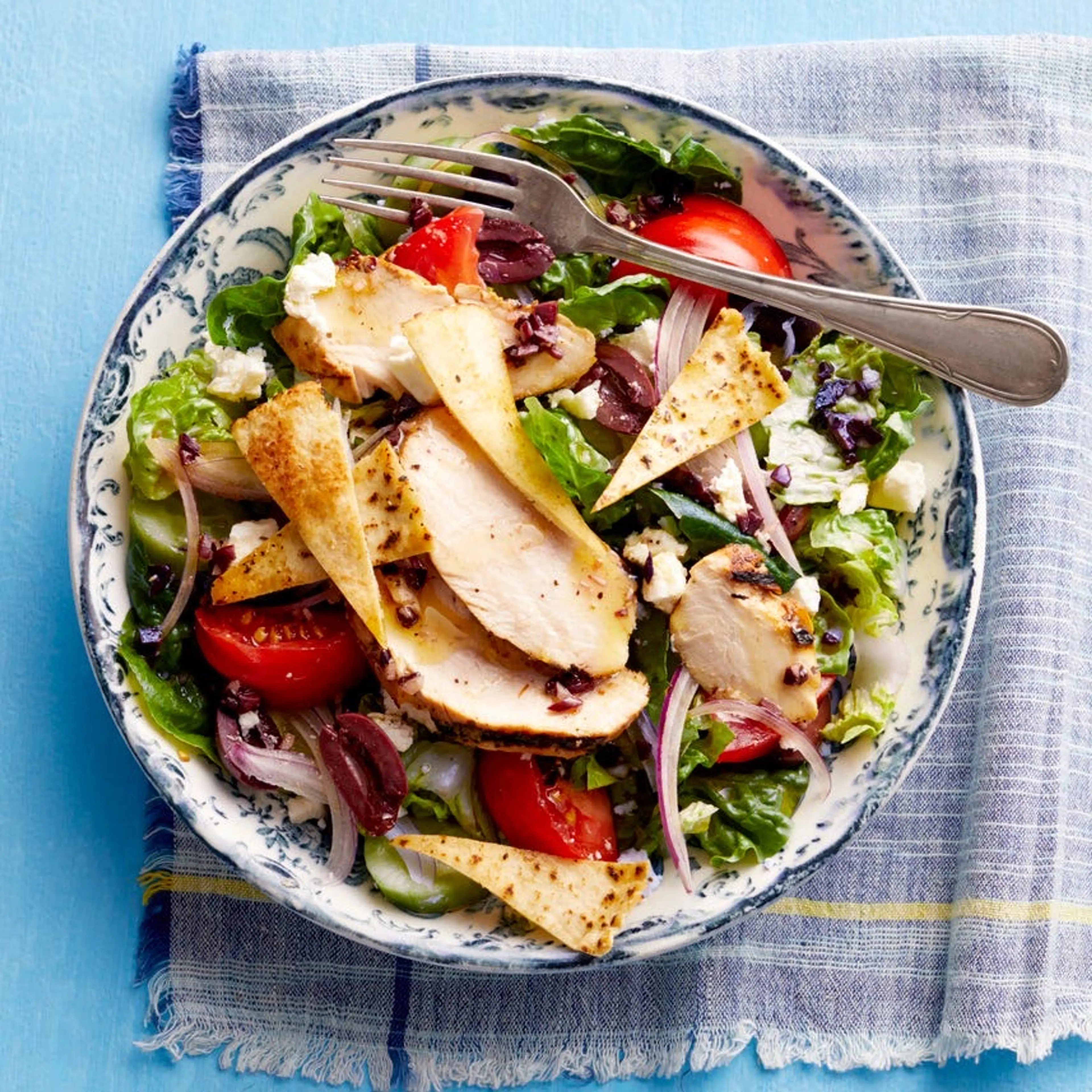 Greek Salad with Chicken