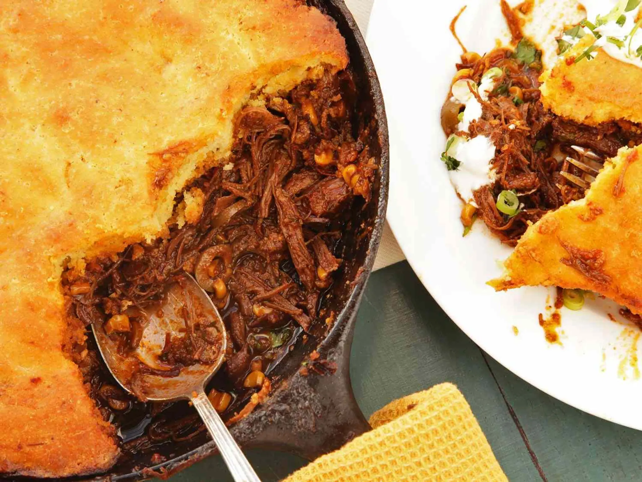 The Best Tamale Pie With Braised Skirt Steak, Charred Corn,