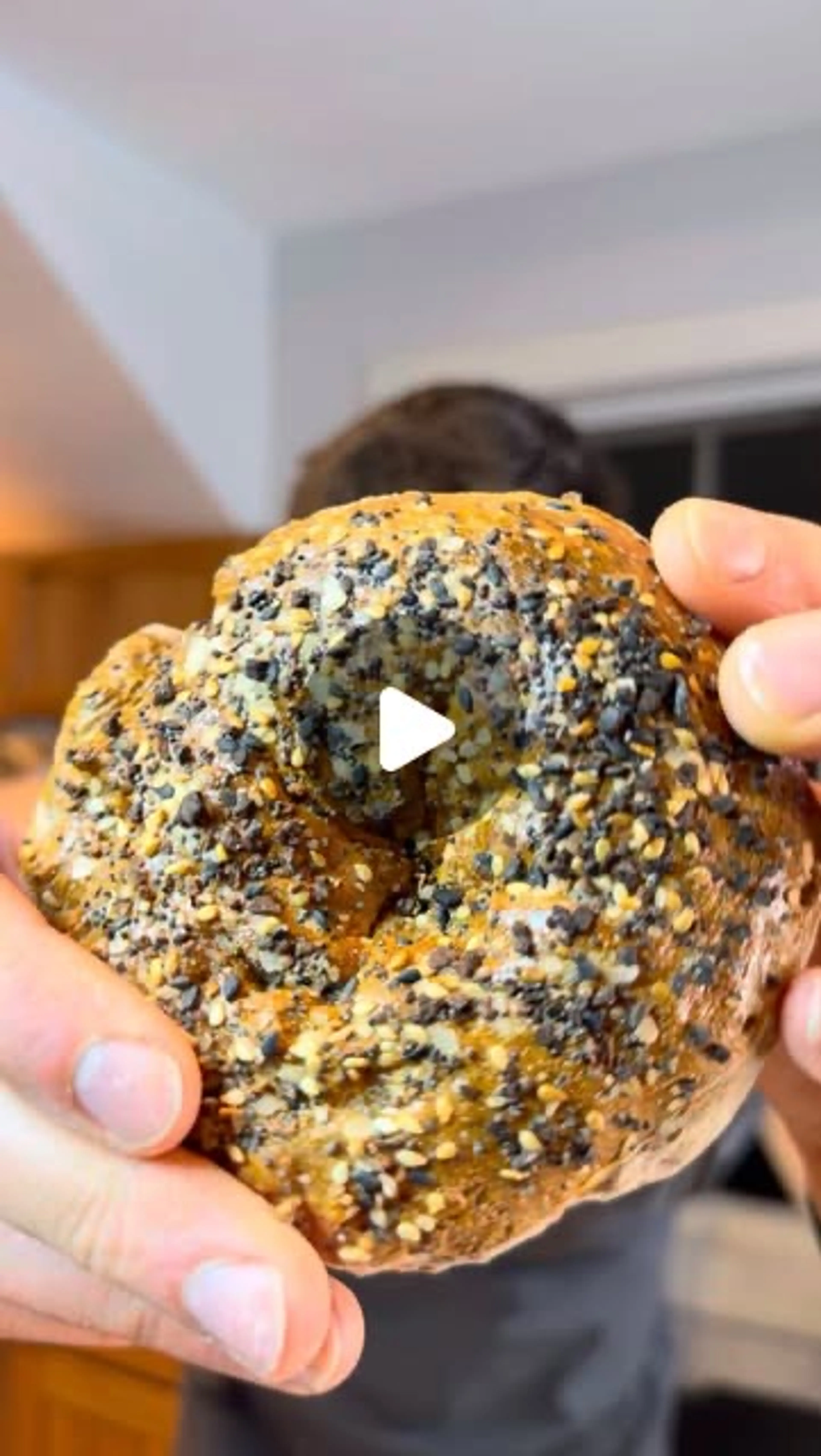3-ingredient Protein Bagels