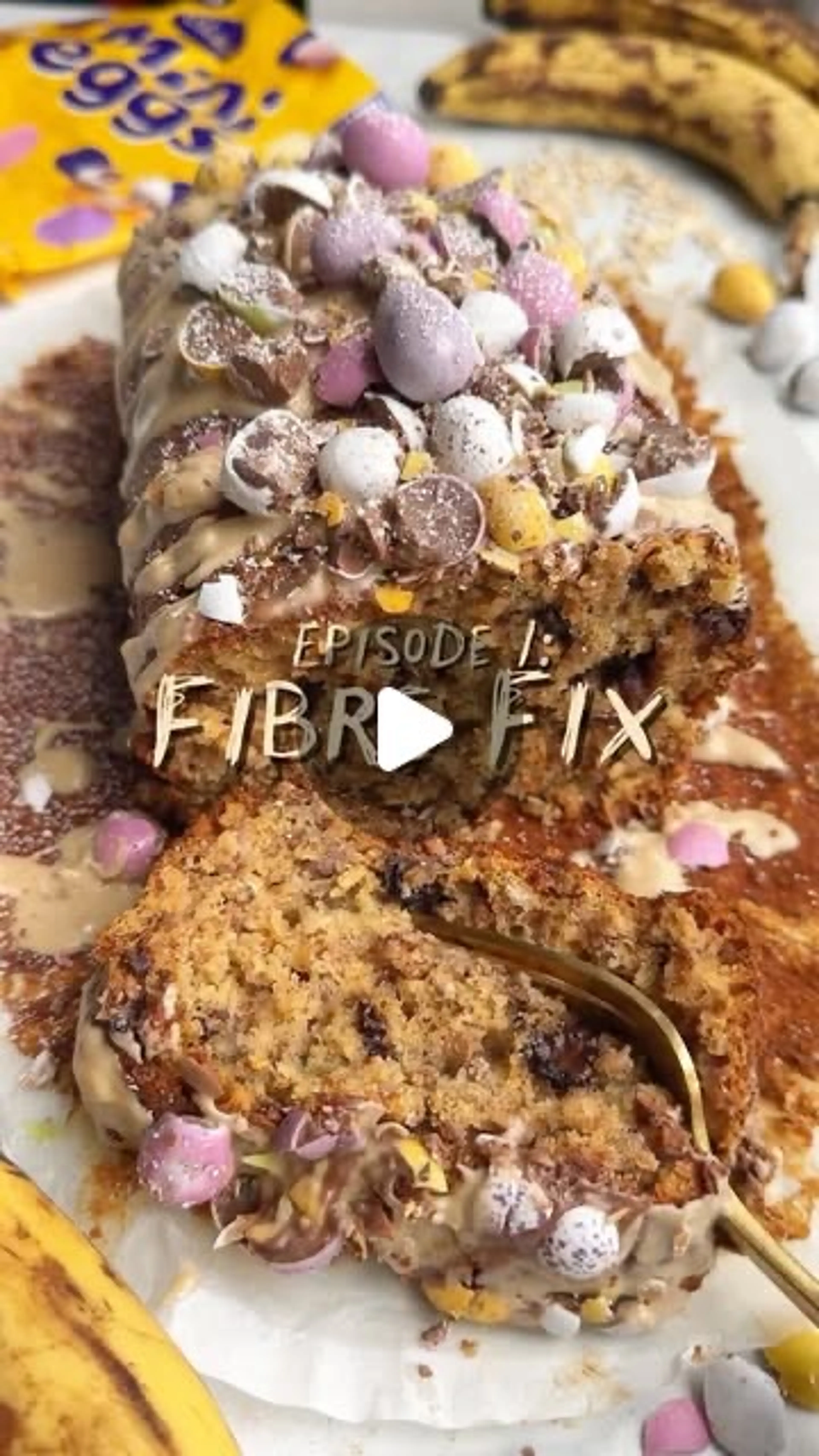 Mini Egg Banana Bread