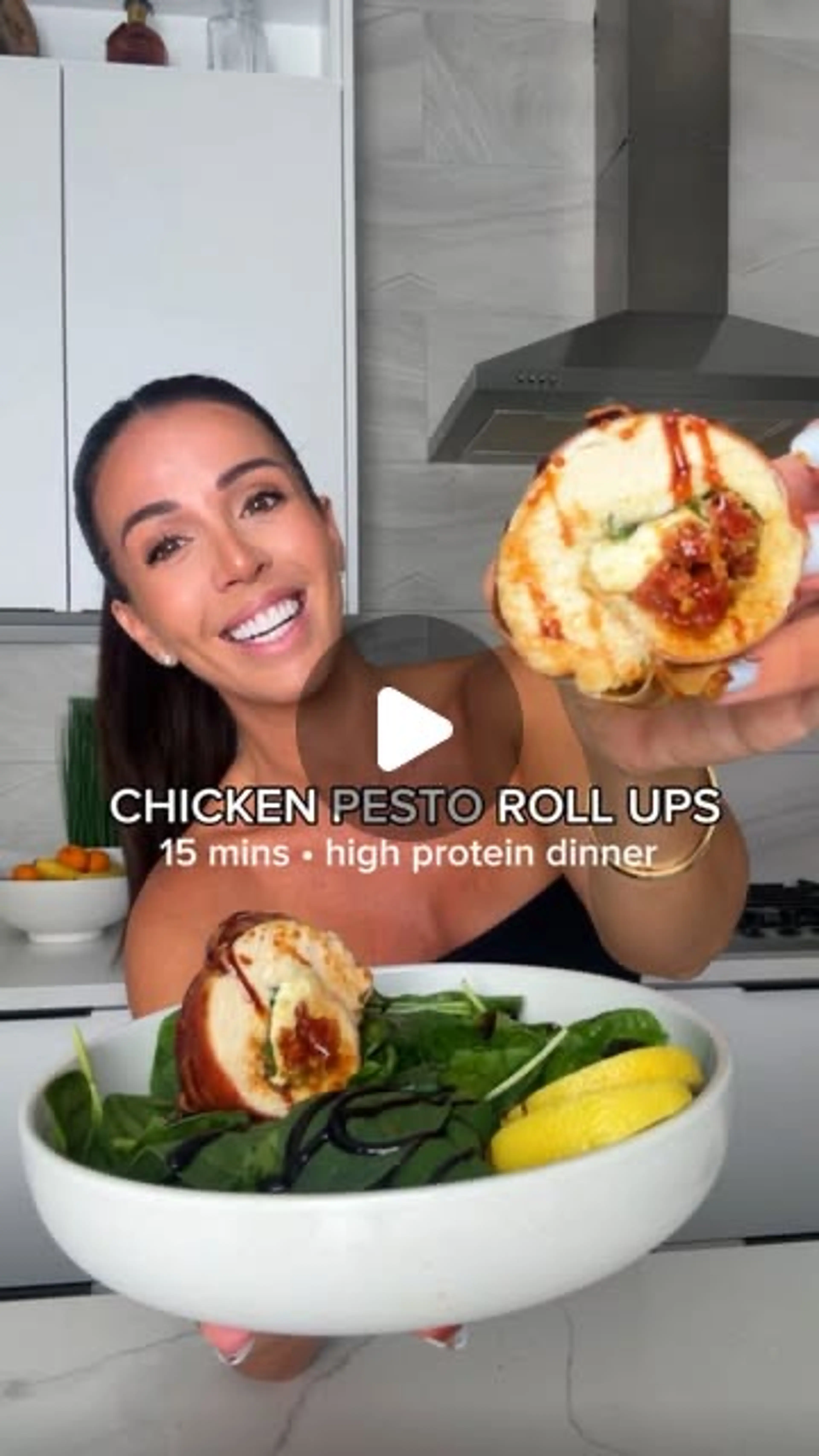 Chicken Prosciutto Pesto Roll Ups