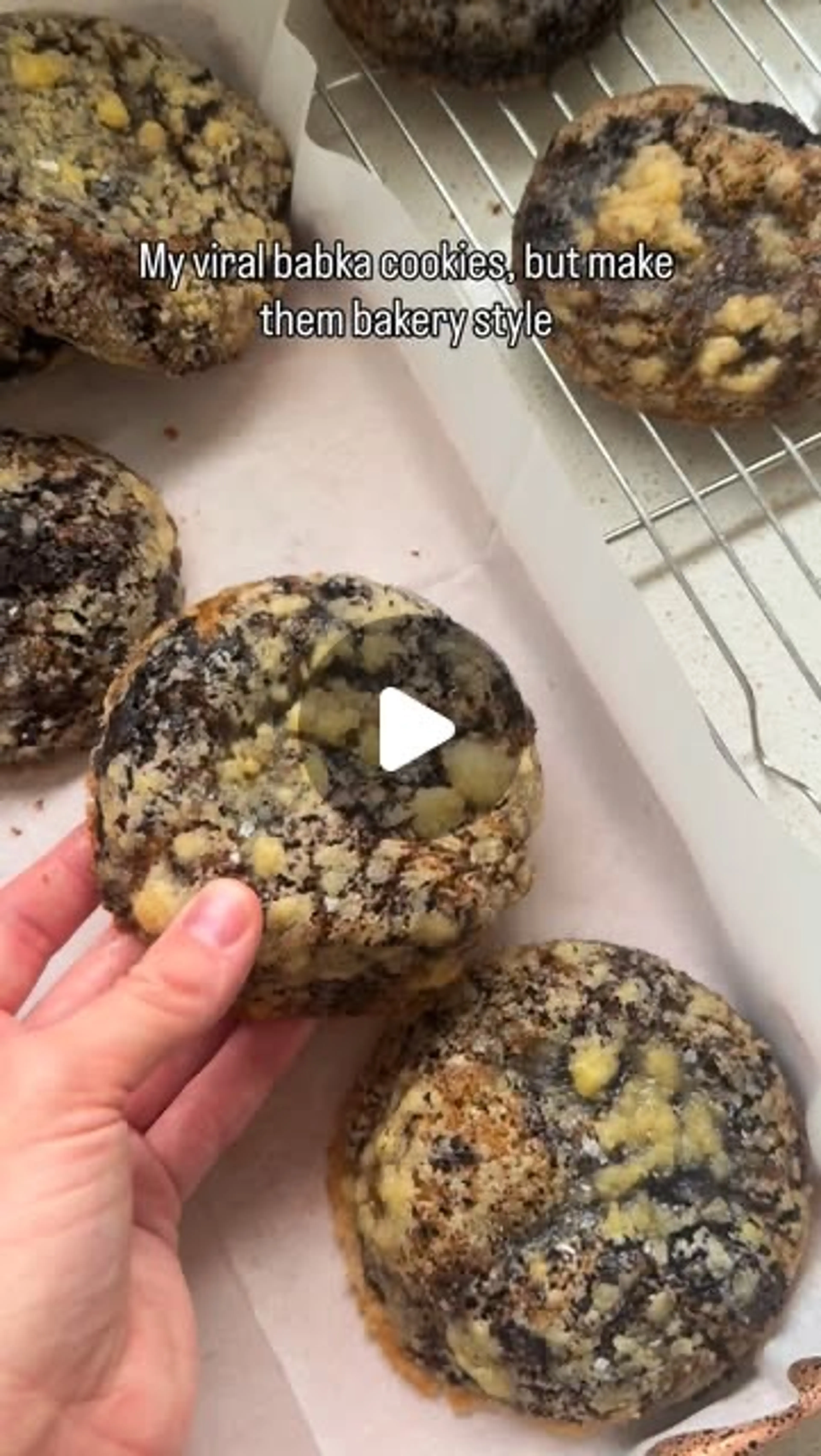 Chocolate Babka Cookies