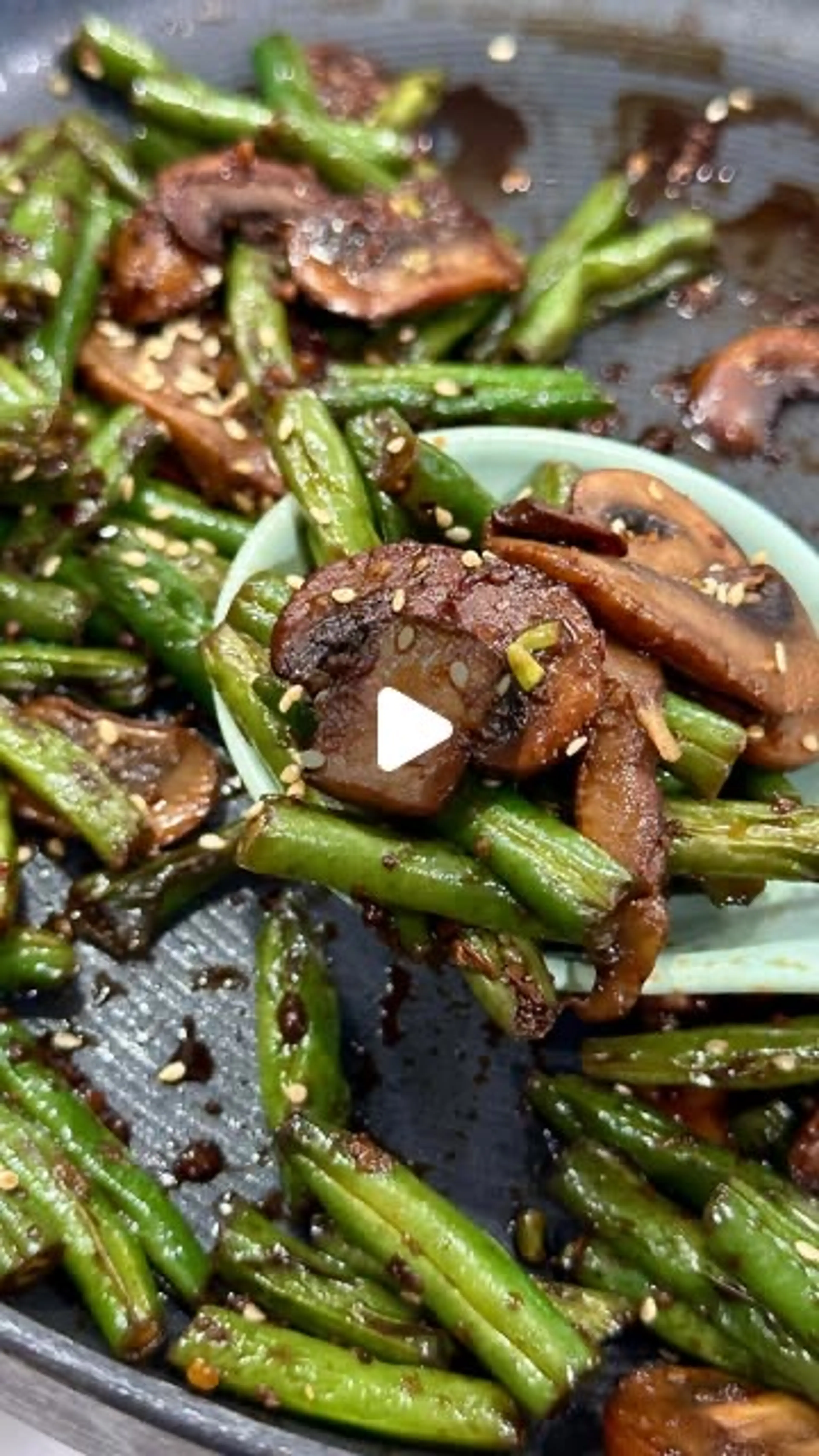 Green Bean And Mushroom Stir Fry