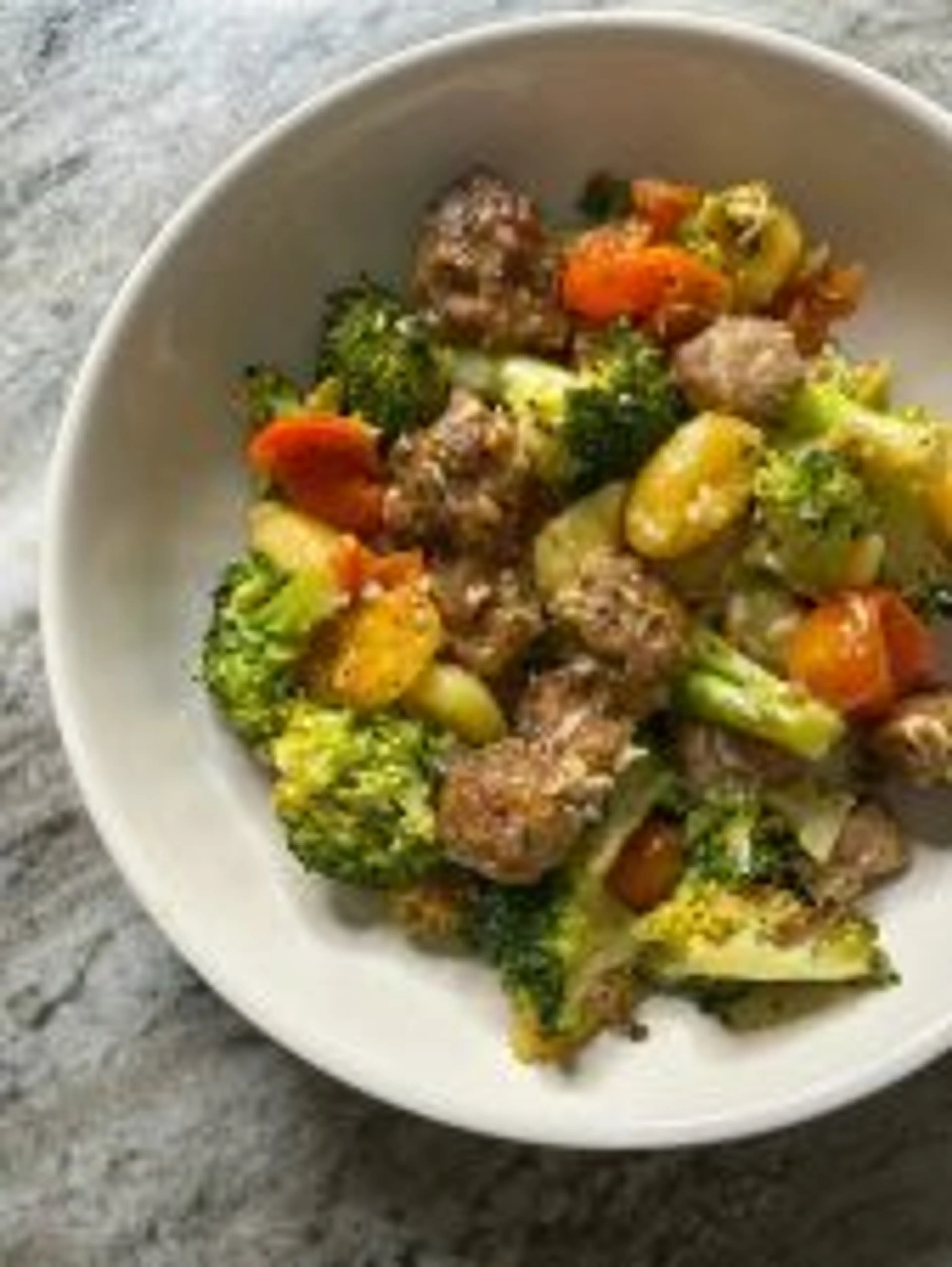 Sheet Pan Gnocchi with Sausage