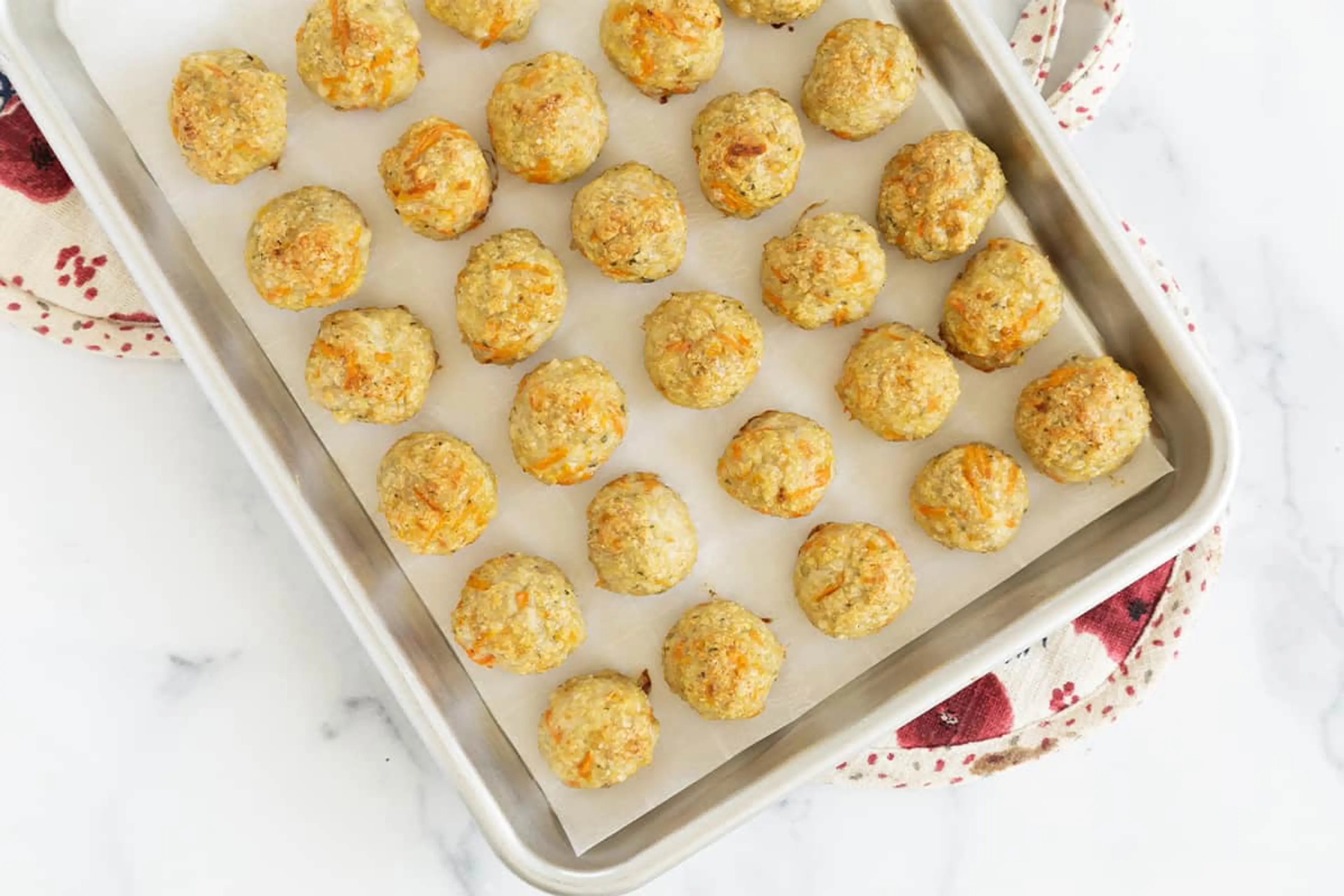 Baked Chicken Meatballs