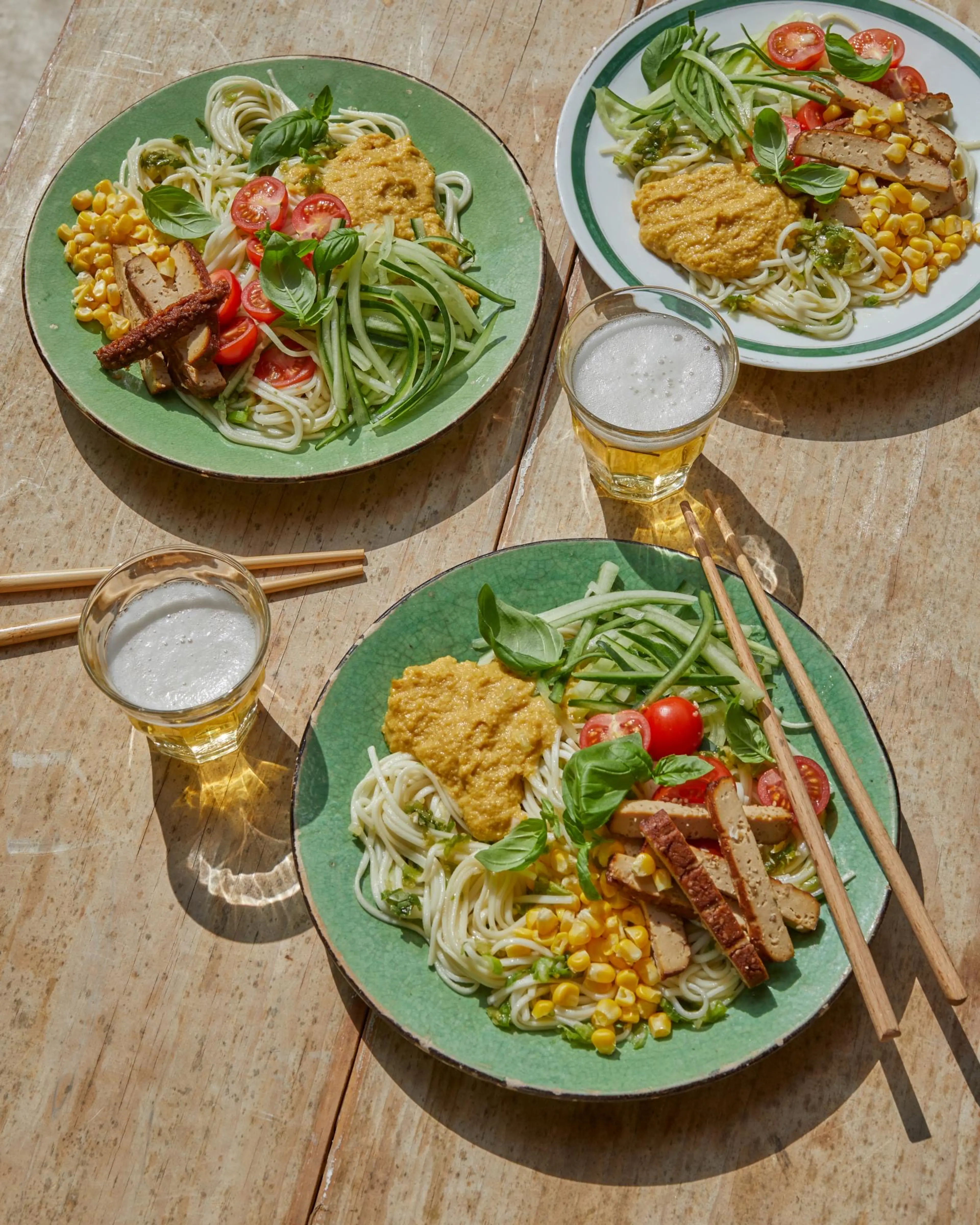 Sweetcorn hiyashi