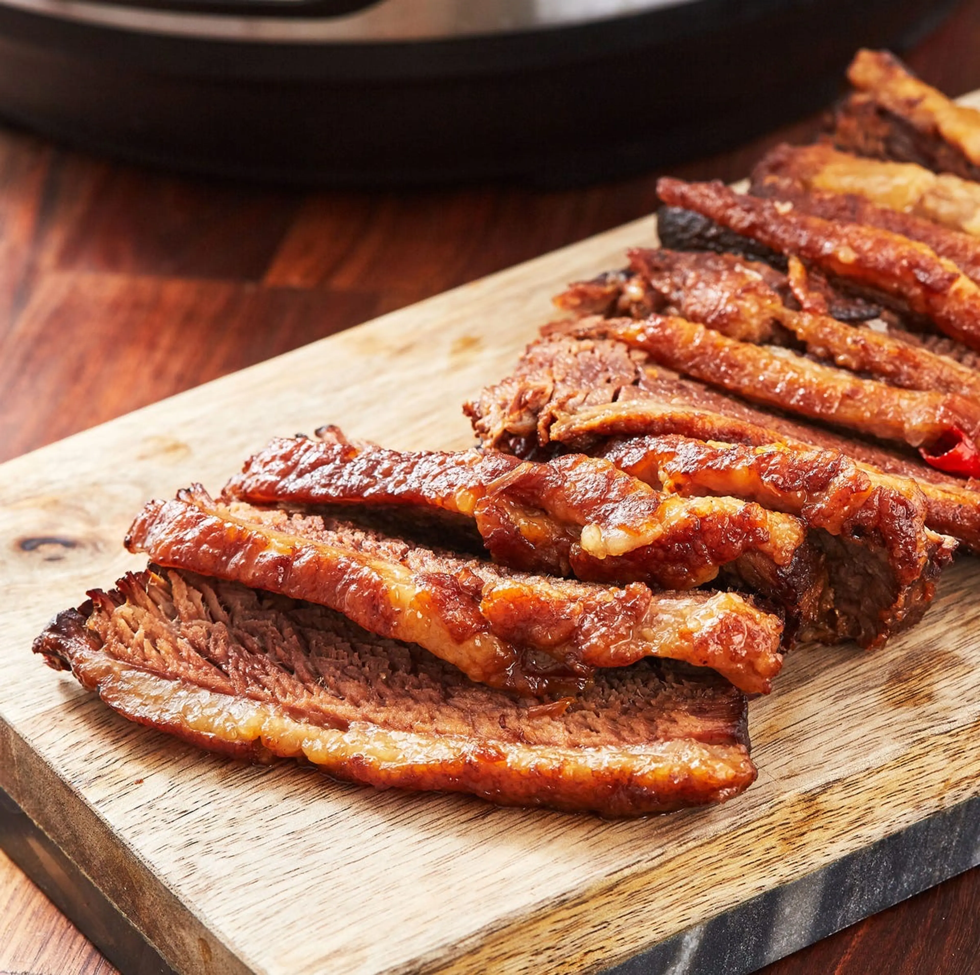 Instant Pot Sweet & Spicy Brisket