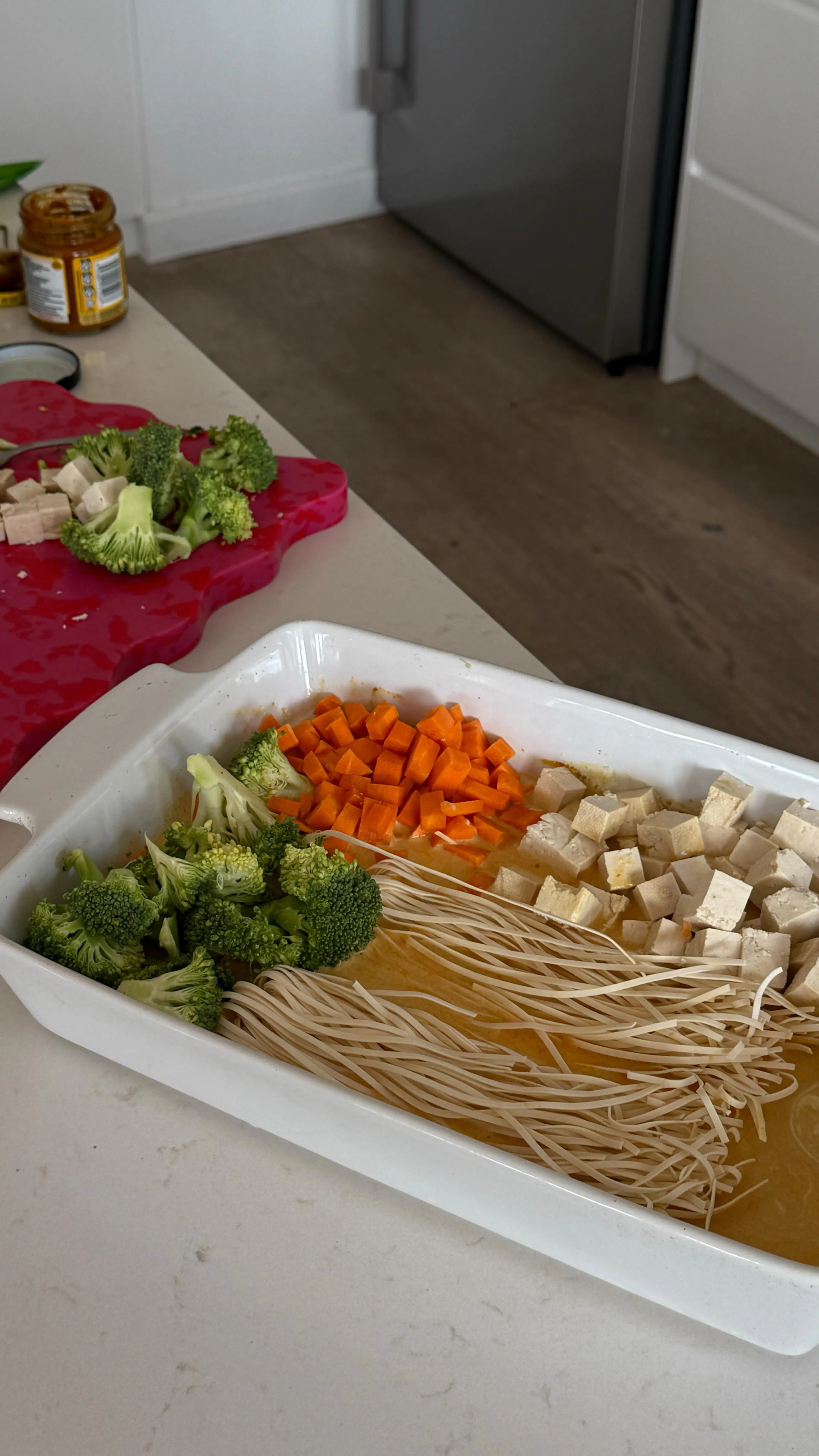One Pan Yellow Curry Noodles in 20 Minutes