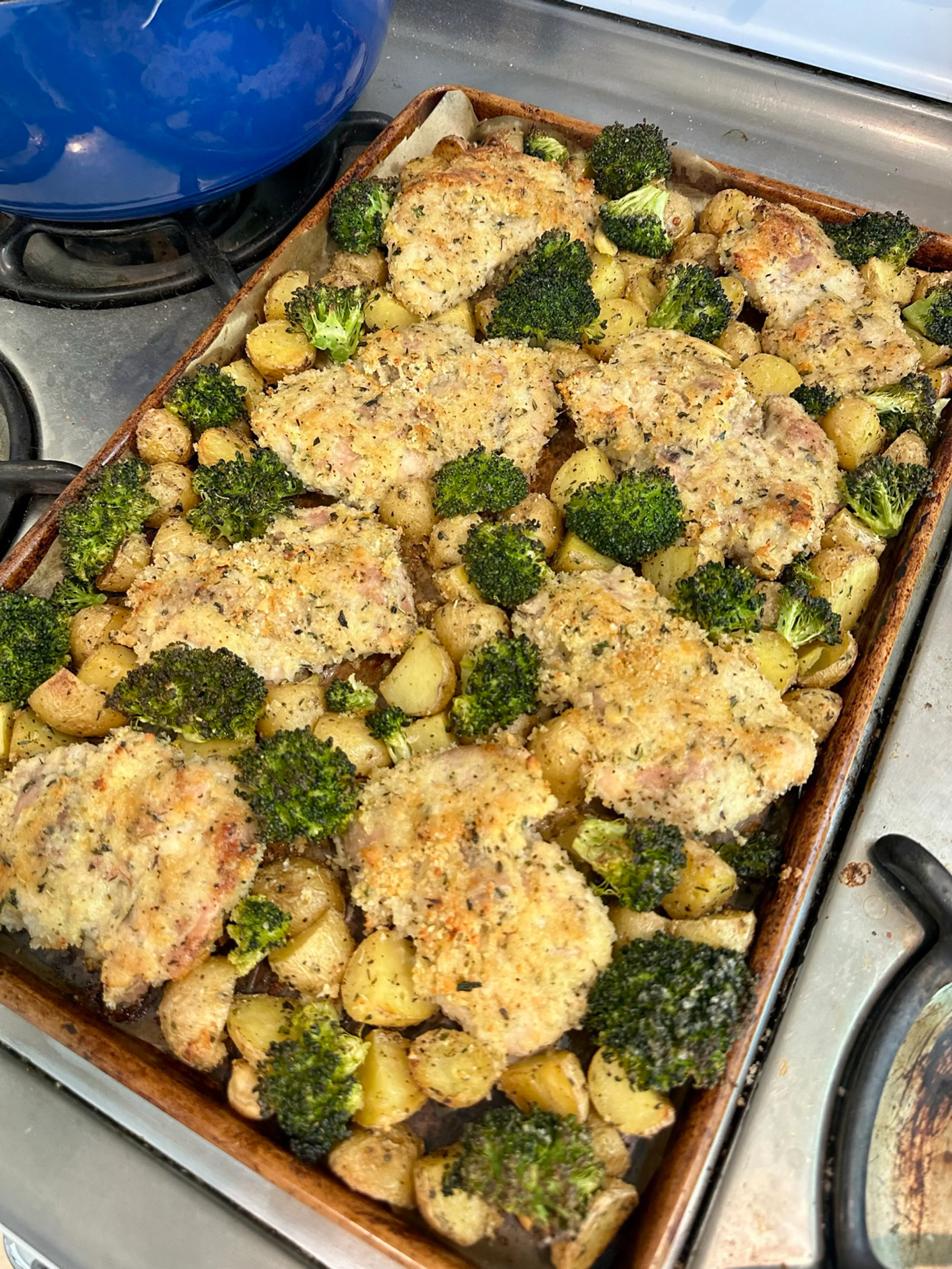 Sheet Pan Lemon Parmesan Chicken