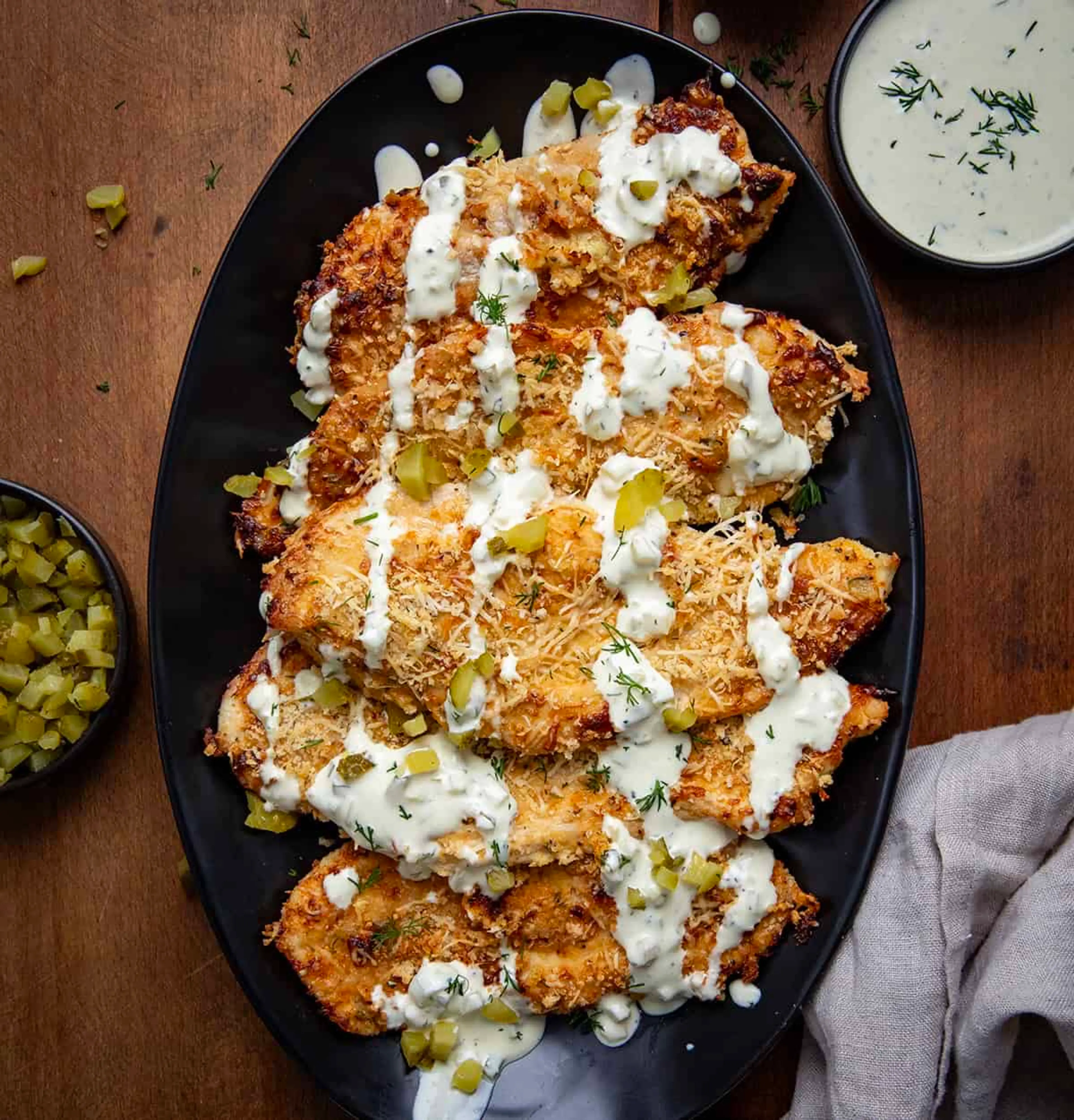 Dill Pickle Parmesan Chicken