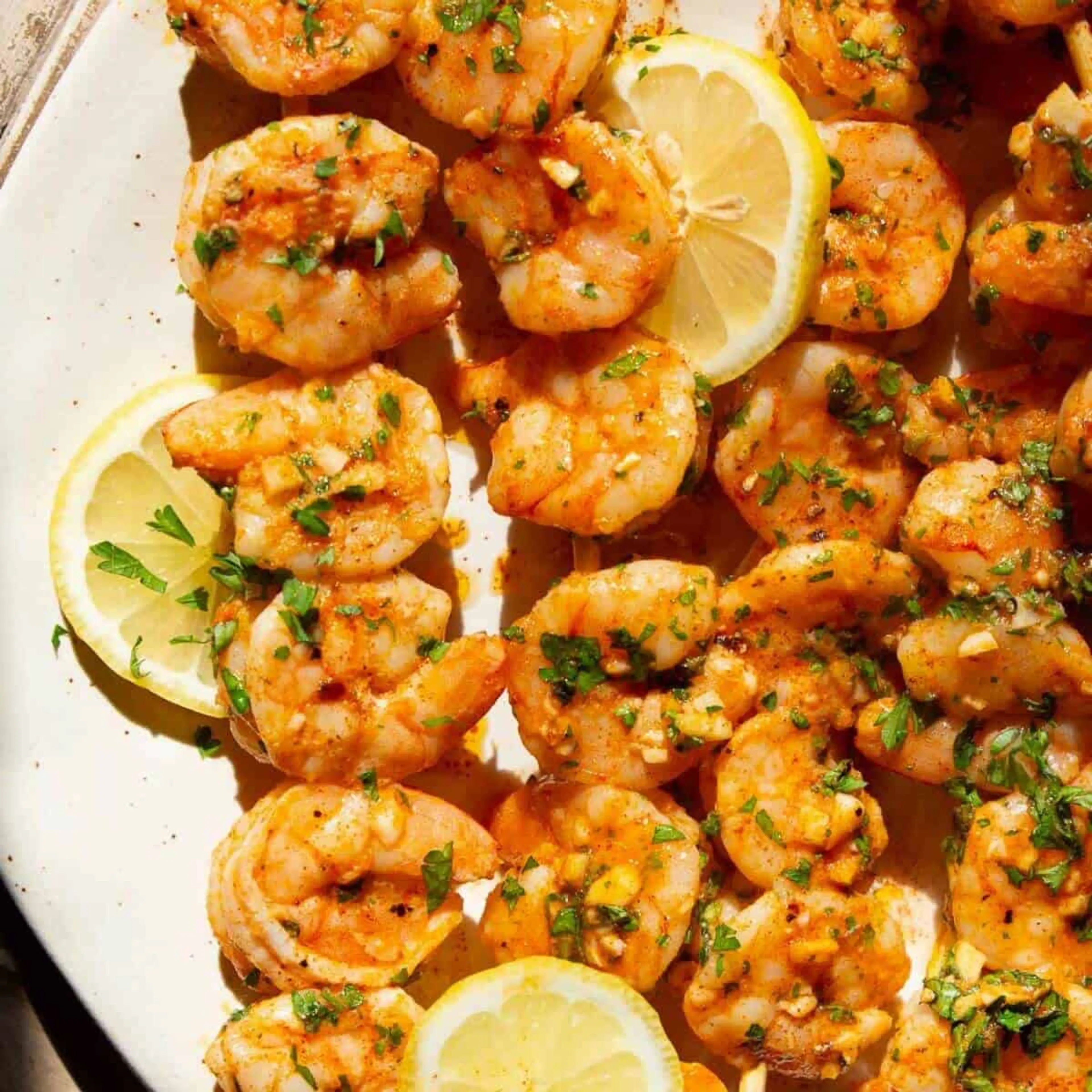 Oven Baked Shrimp Skewers