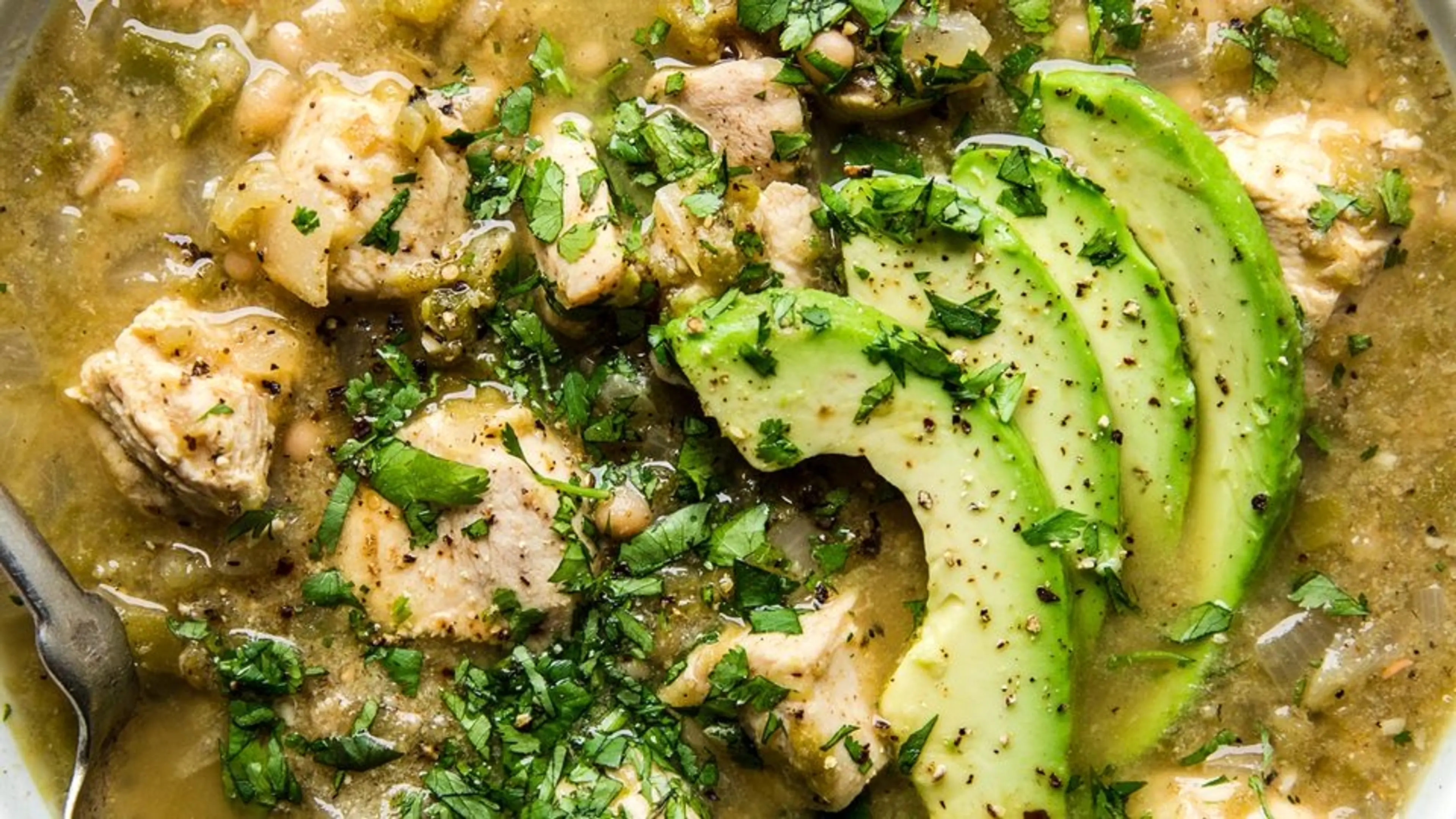 Green Chicken Chili Soup