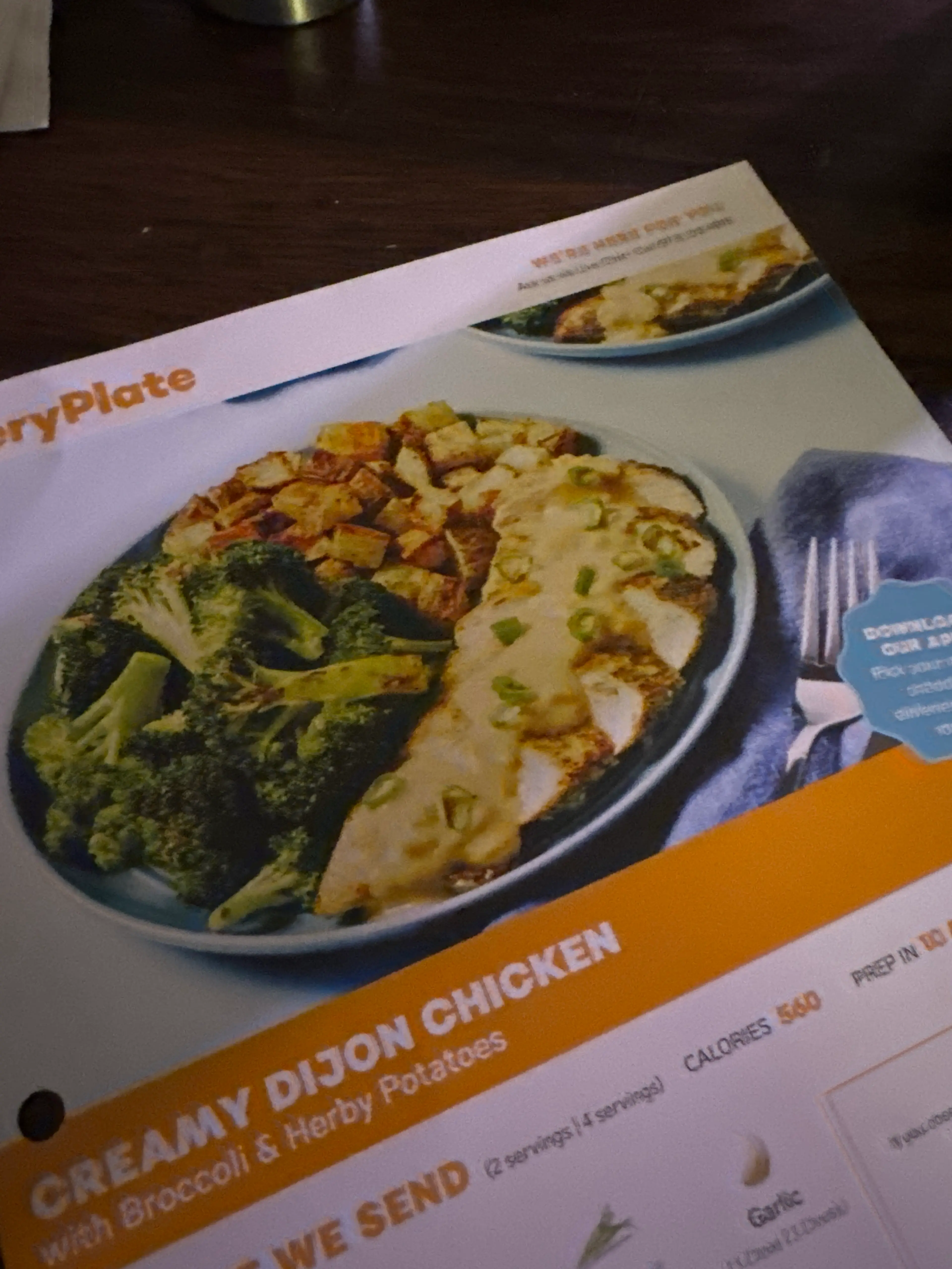 CREAMY DIJON CHICKEN with Broccoli & Herby Potatoes