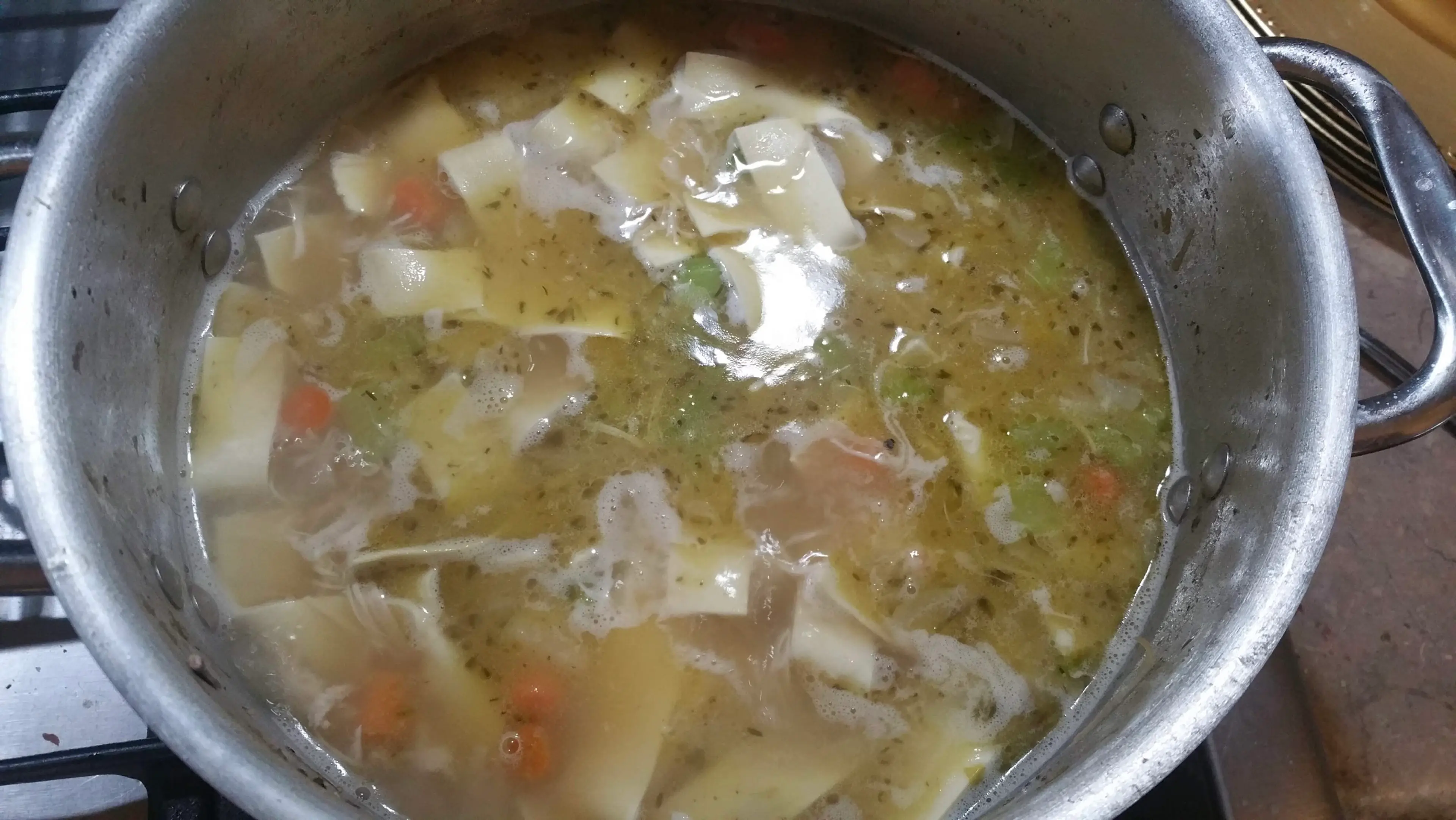 Dad’s Chicken Noodle Soup- Double Batch