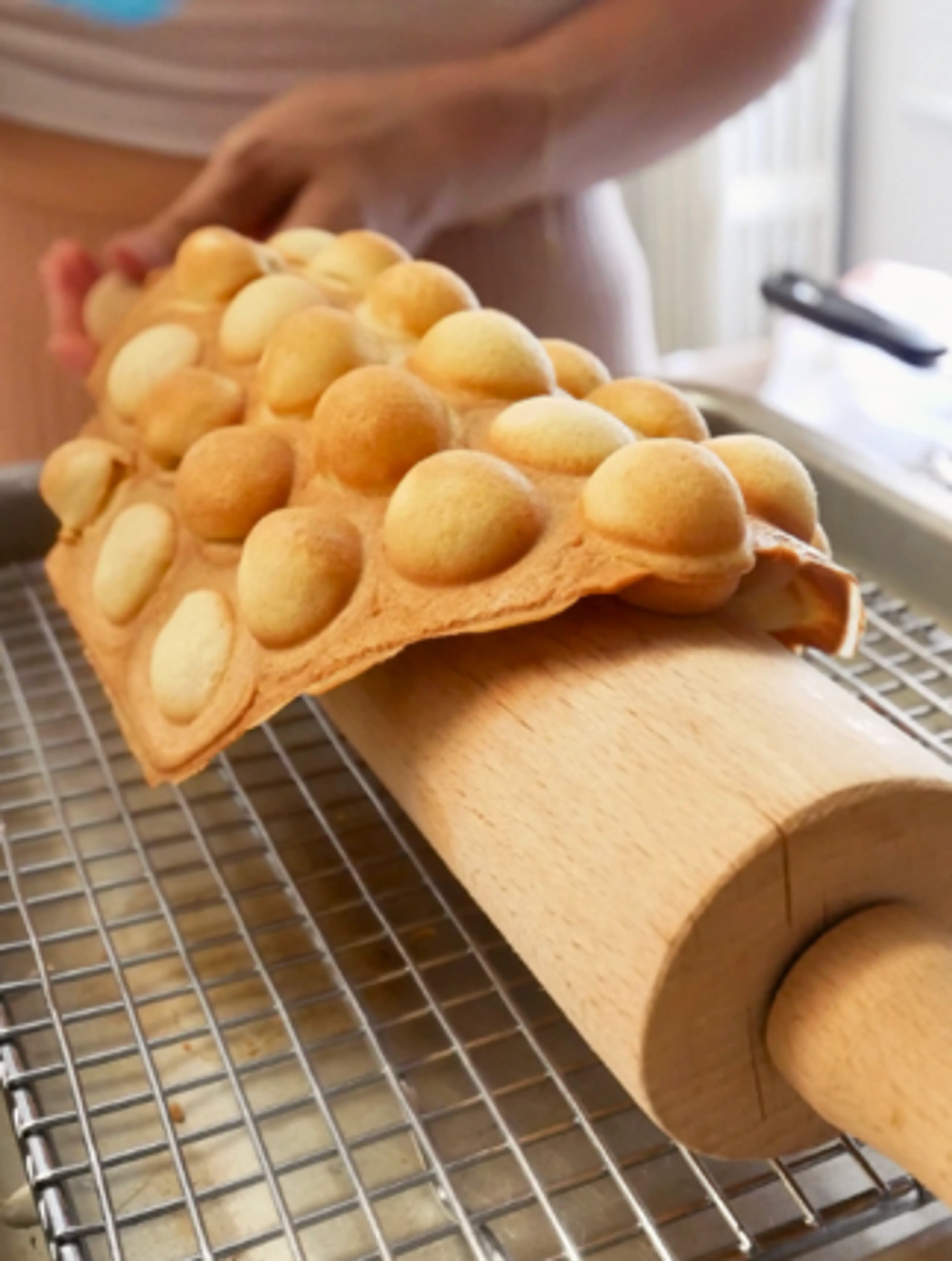 Marie's bubble waffles