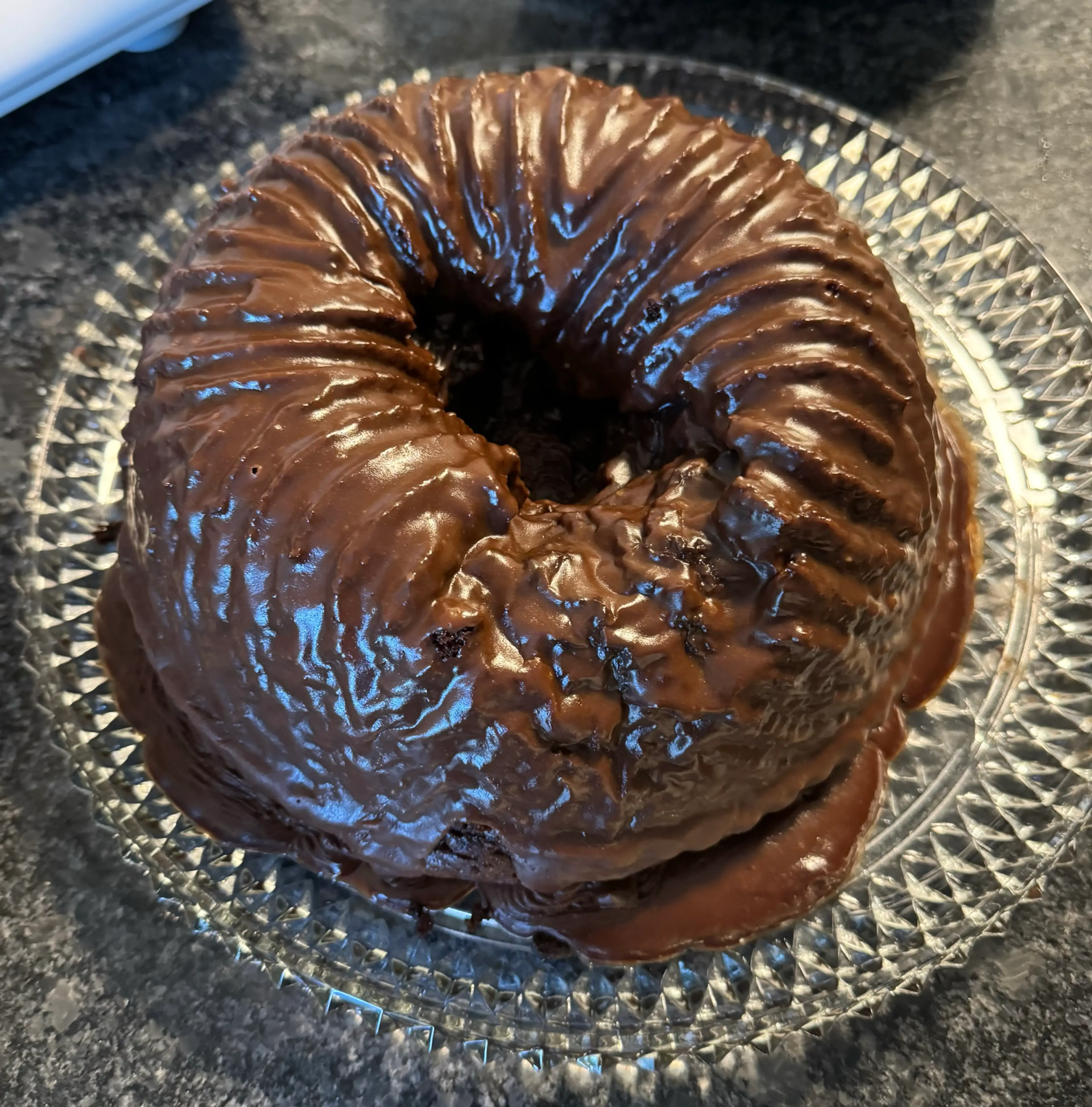 Triple Chocolate Bundt Cake