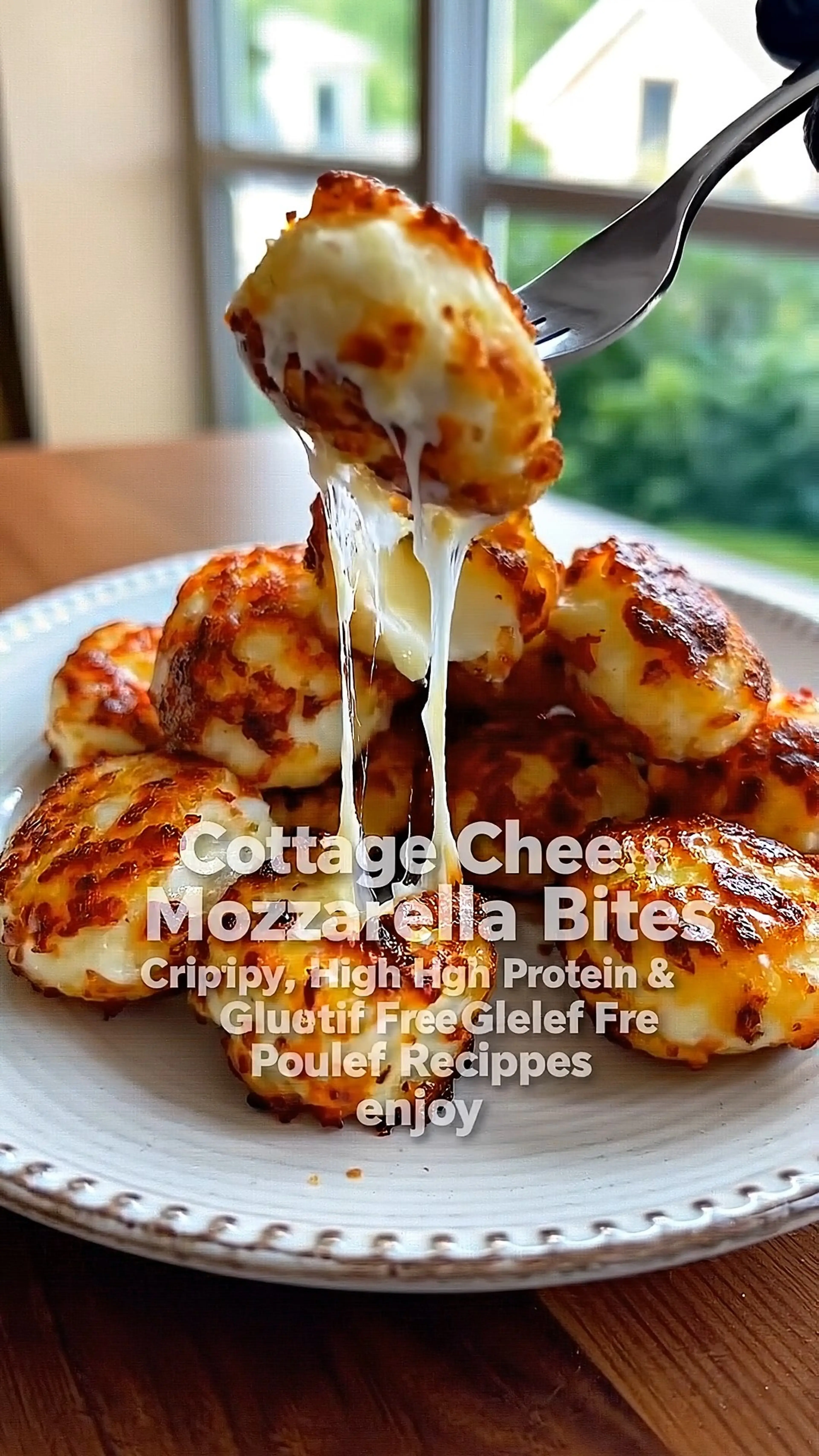 Cottage Cheese Mozzarella Bites