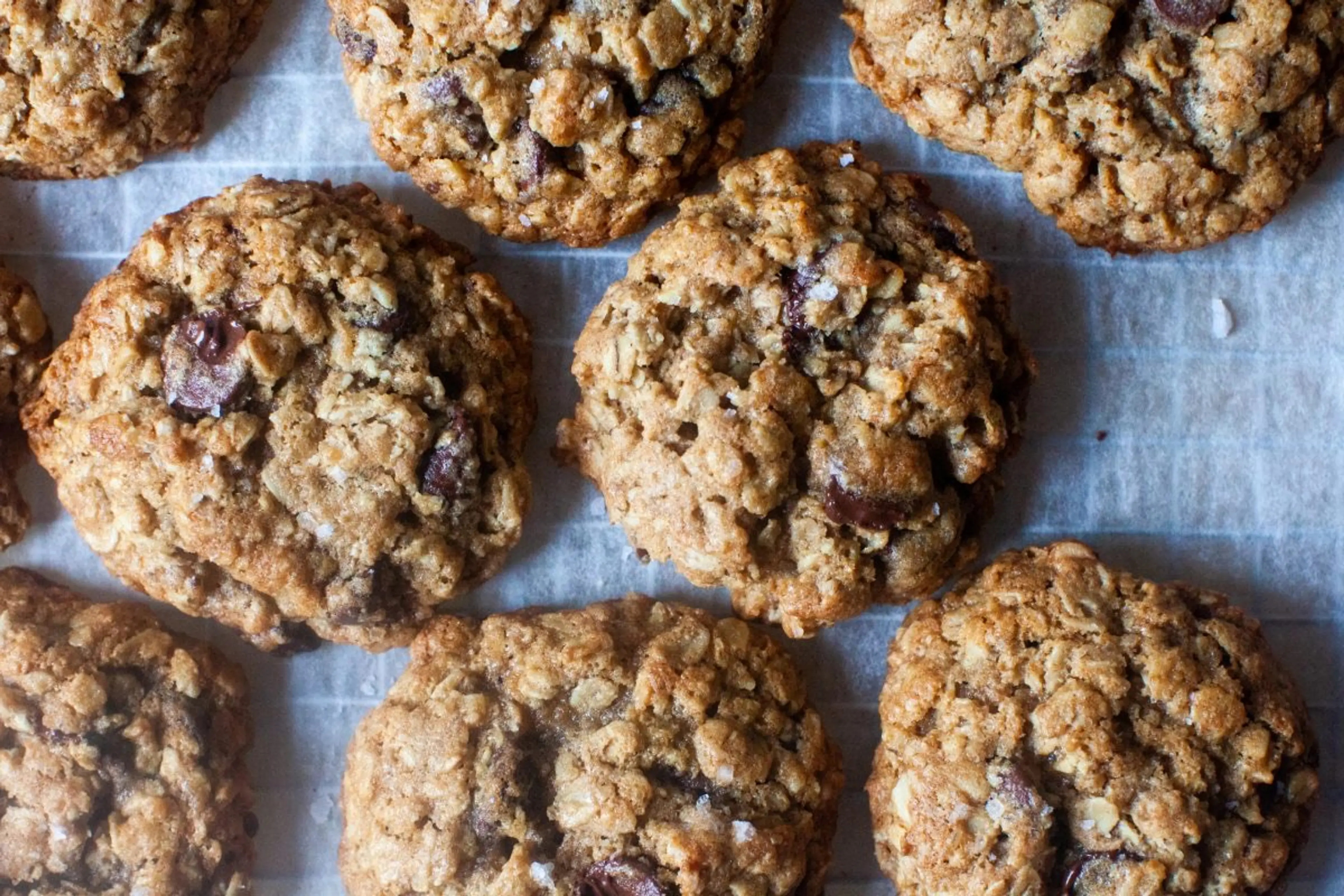 Whole Wheat Oat Chocolate Cookies