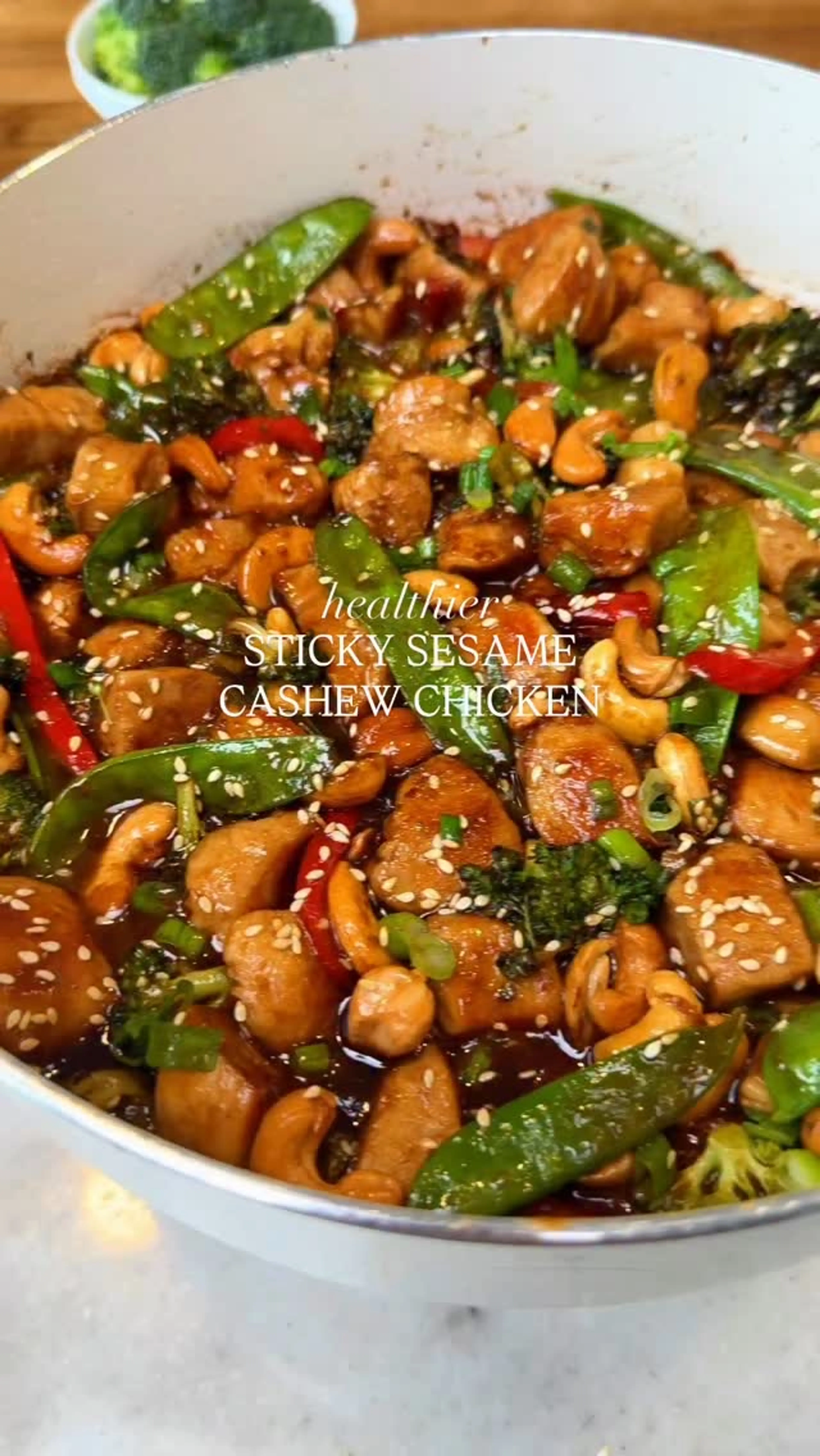 Sticky Sesame Cashee Chicken