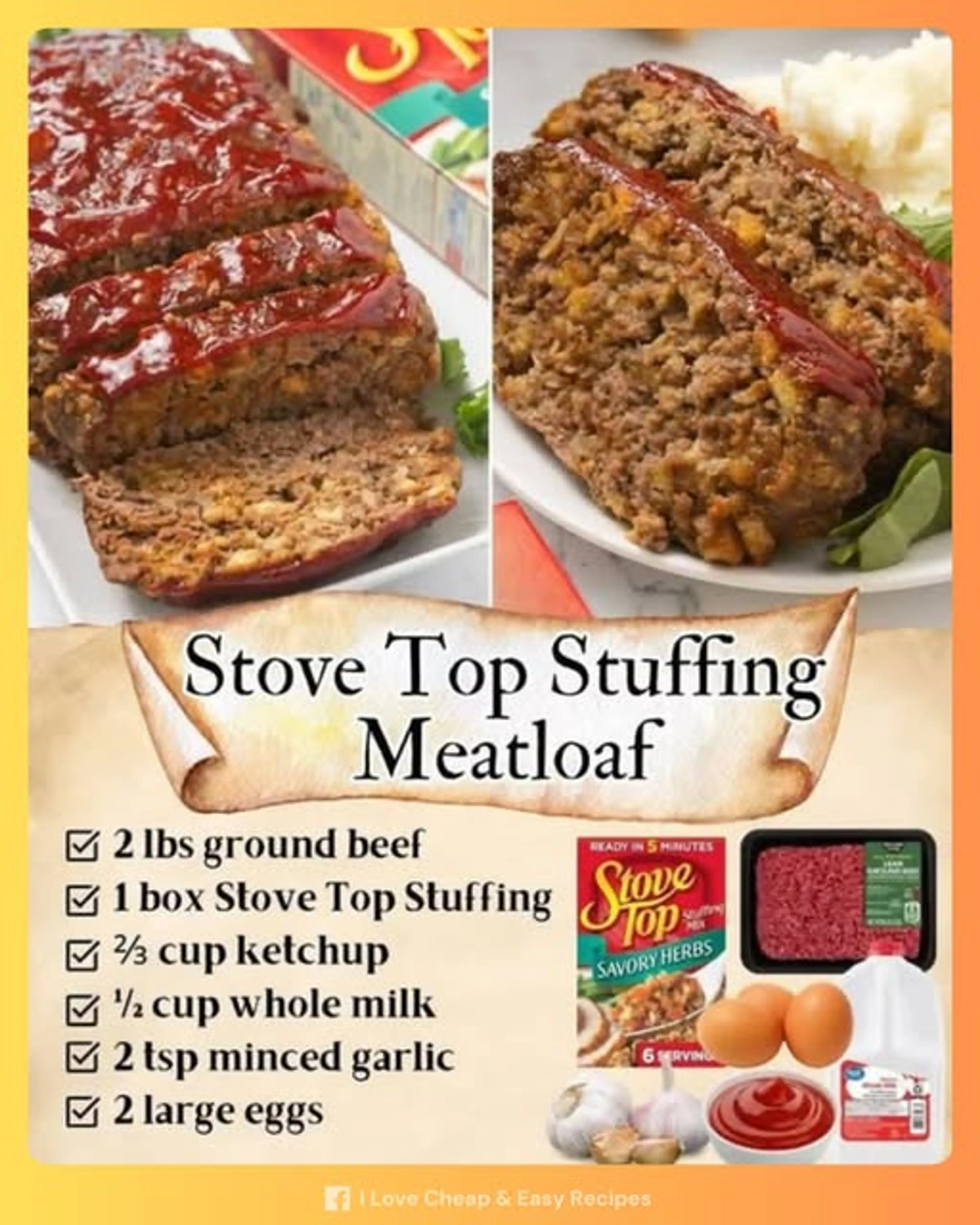 Stove Top Stuffing Meatloaf