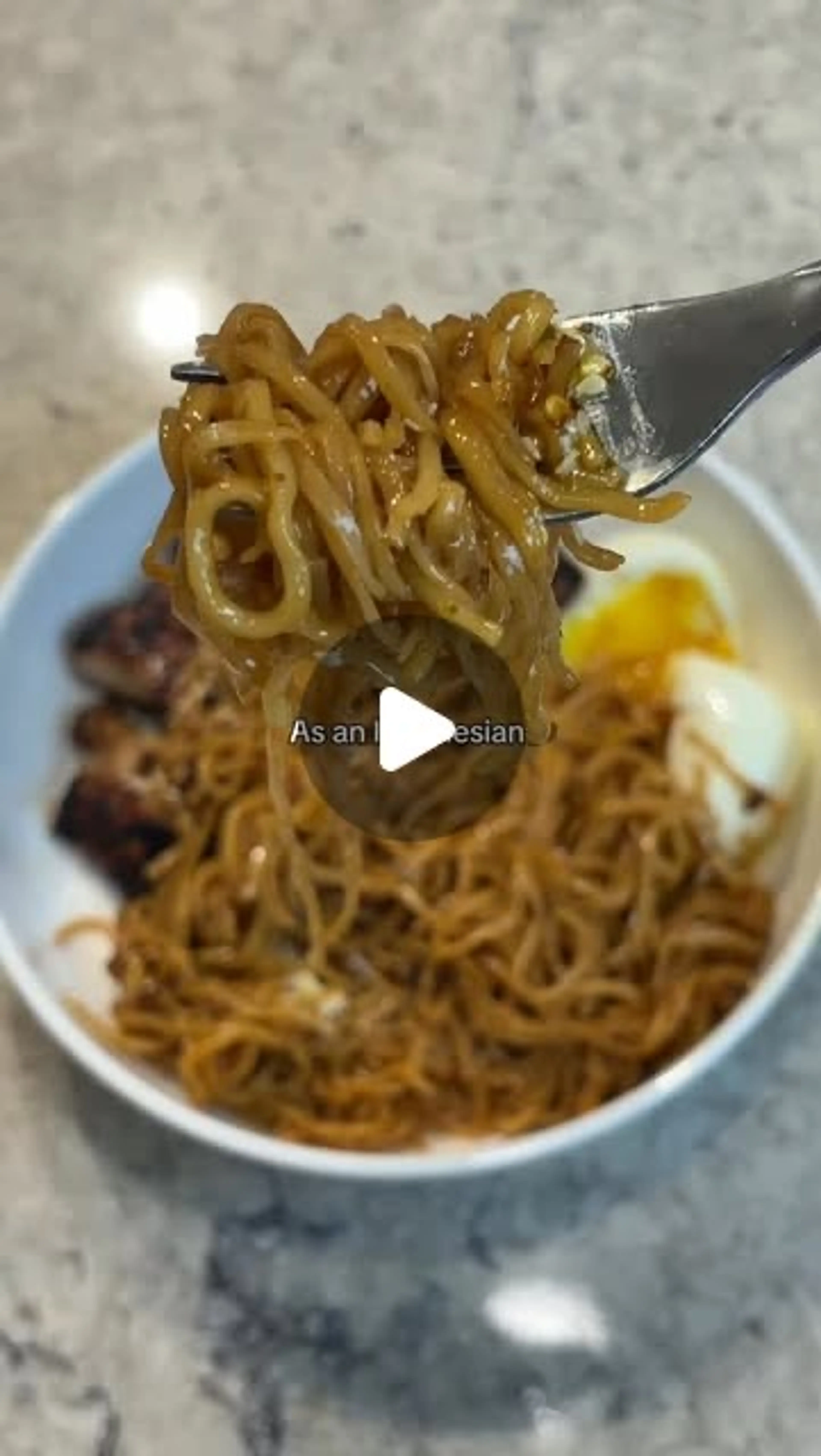 Indomie Mi Goreng Using Real Ingredients