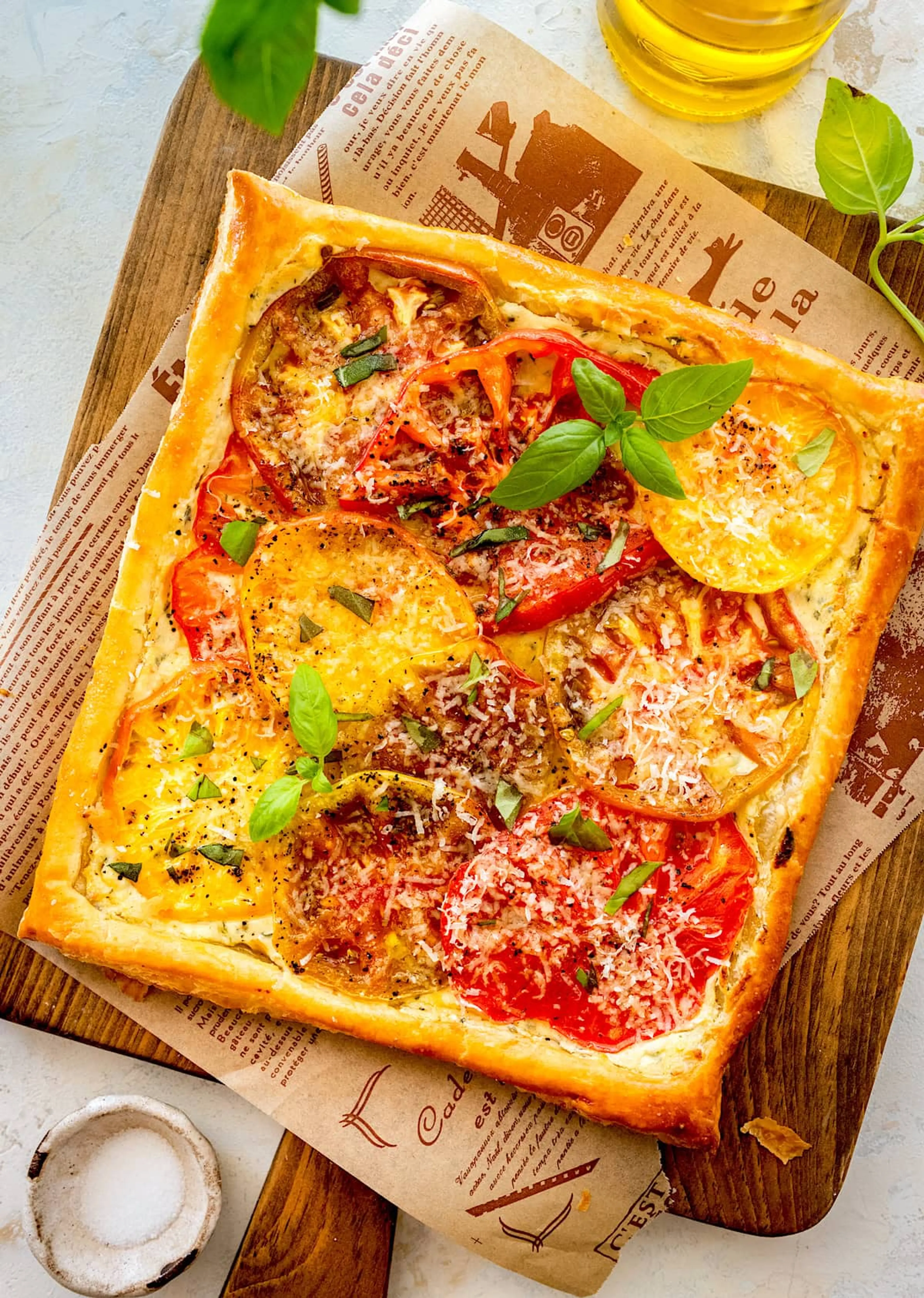 Tomato Tart with Puff Pastry