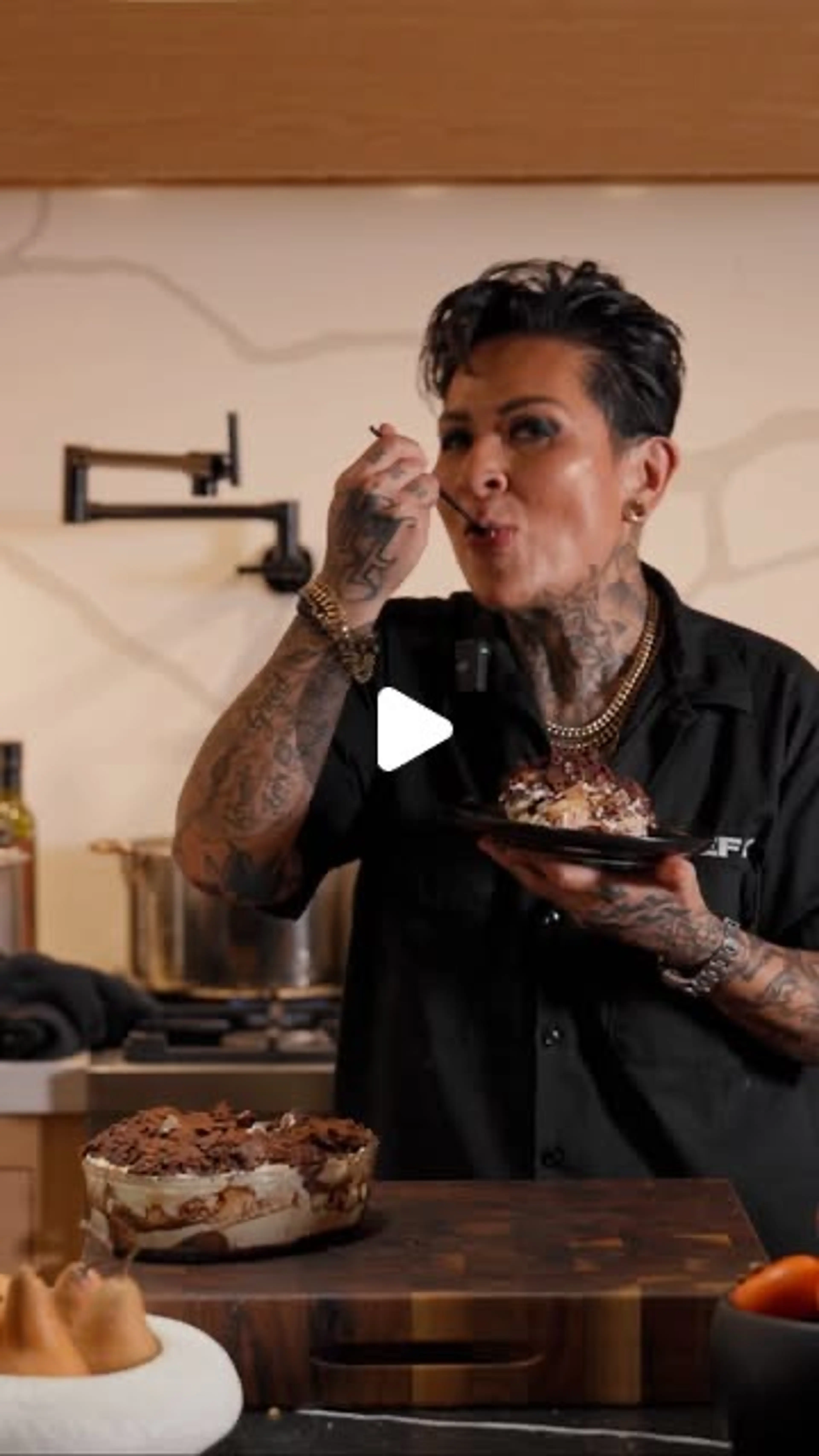 Easy Hot Chocolate Tiramisu (no Egg) W/ Chocolate Crunch☕️🍫