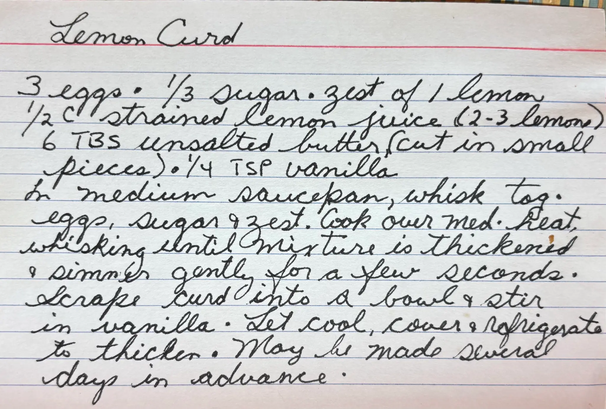 Lemon Curd