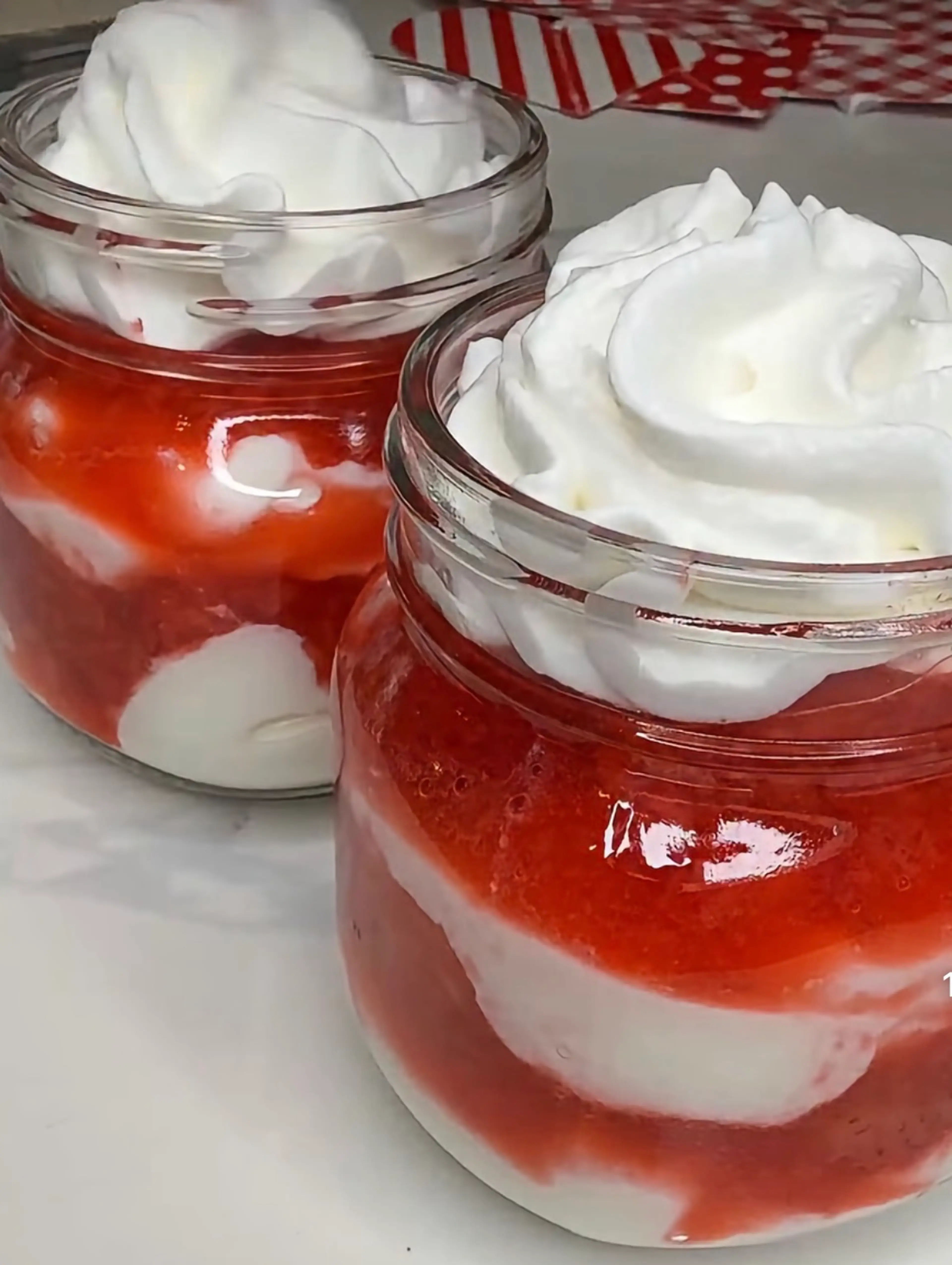 Strawberry Cheesecake in a Jar