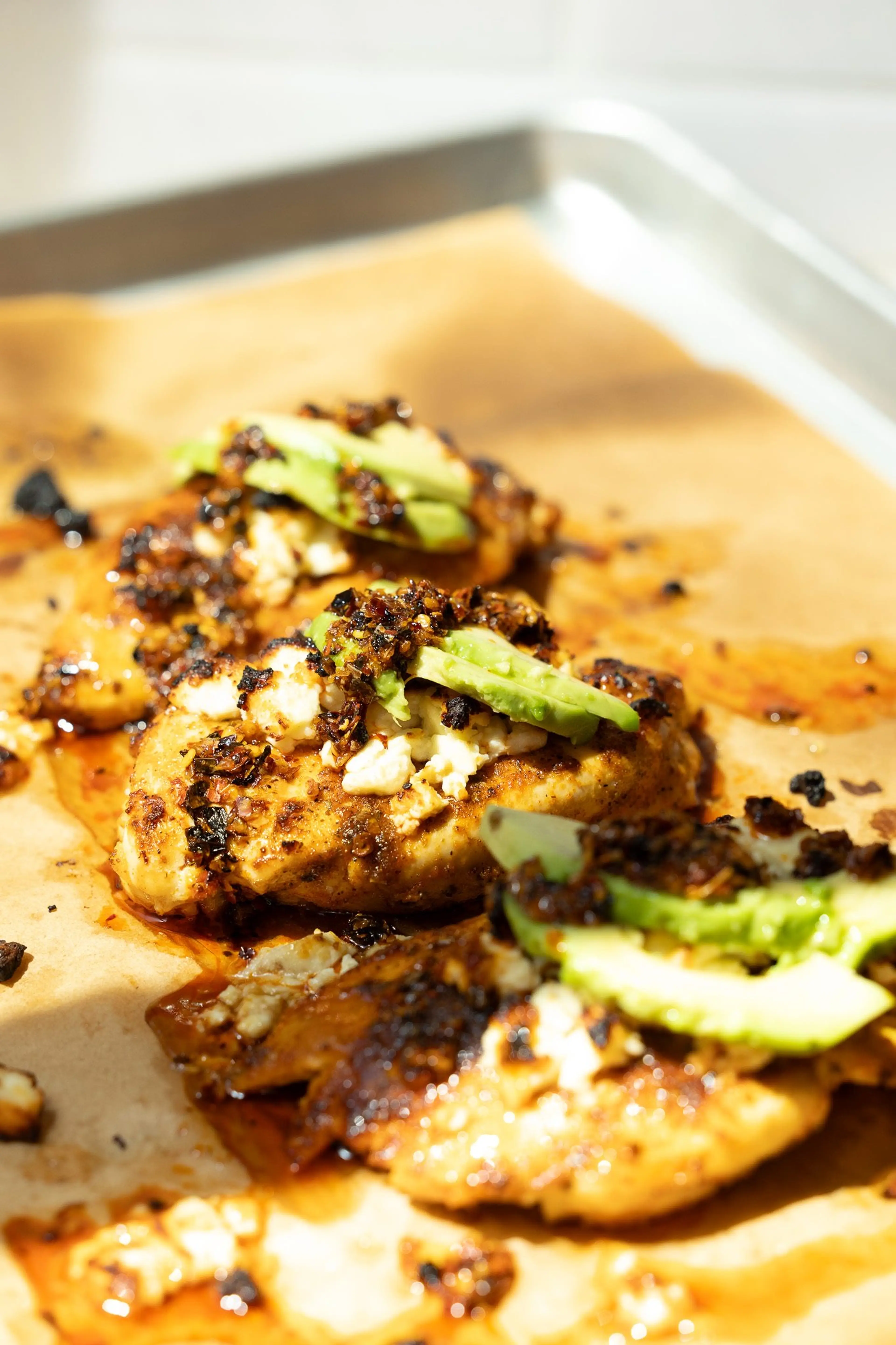 Crunchy Chili Feta Chicken