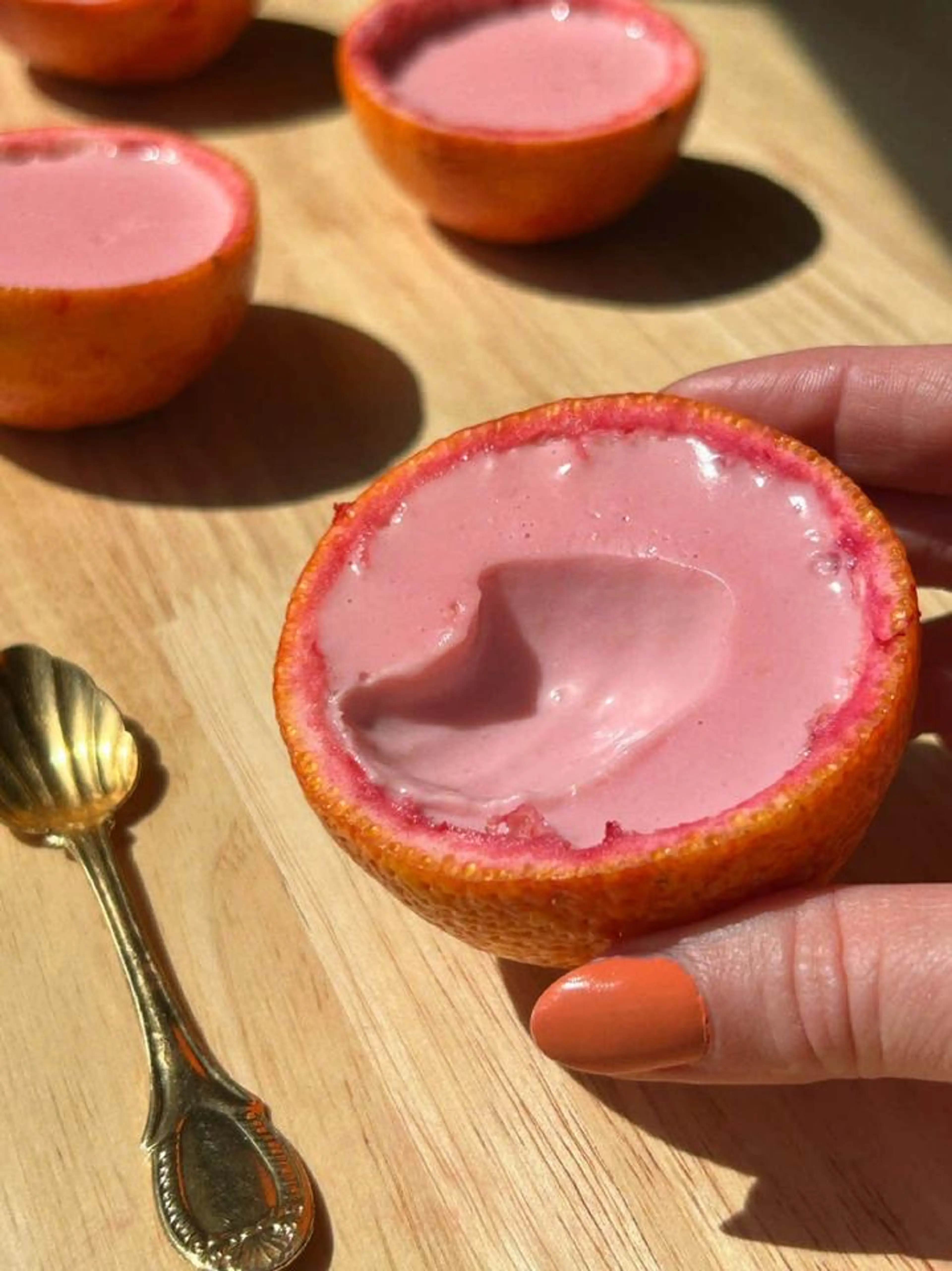 Blood Orange Posset