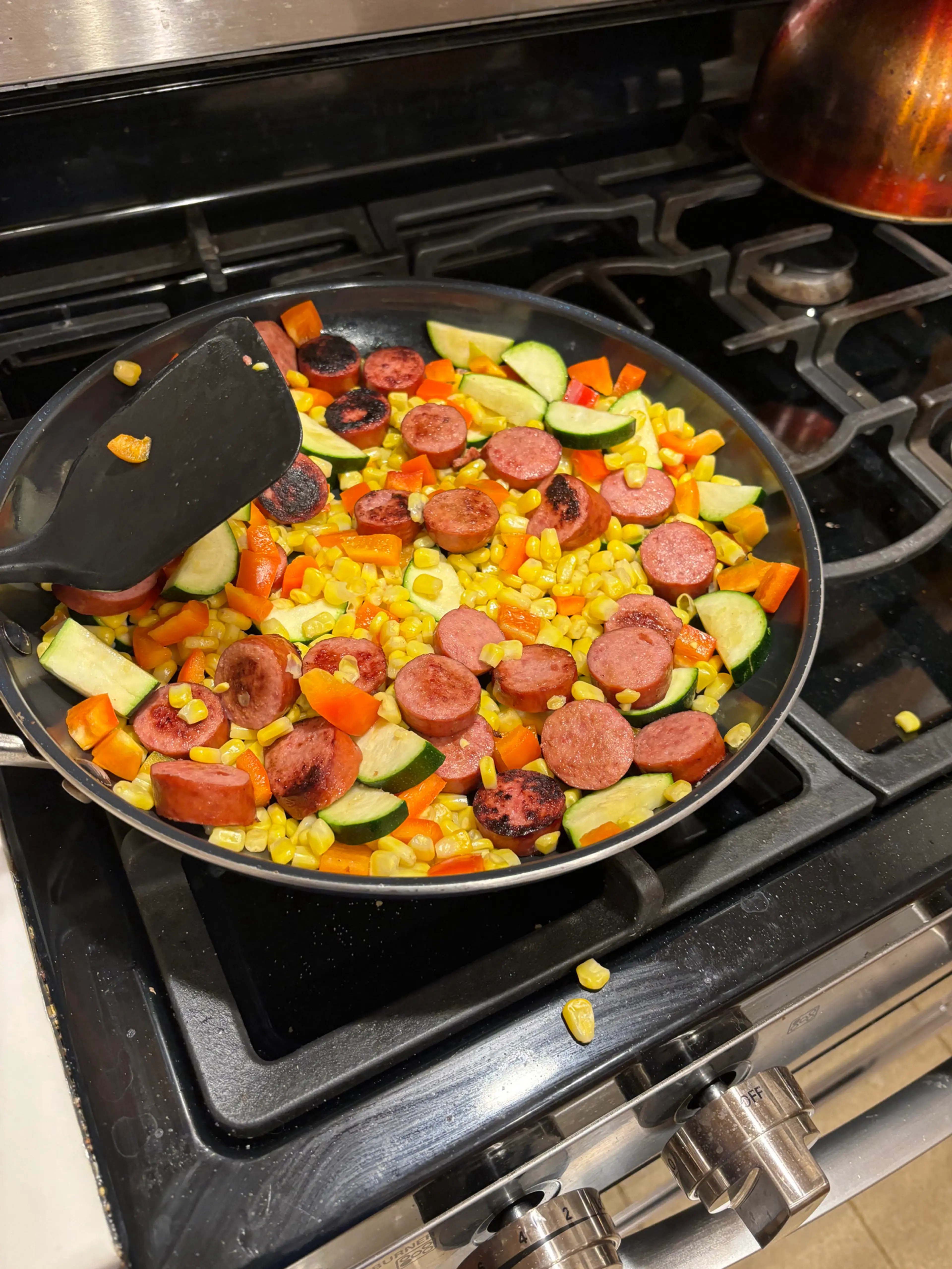 Sausage and Veggies Skillet - 30 Minute, One-Pan Meal