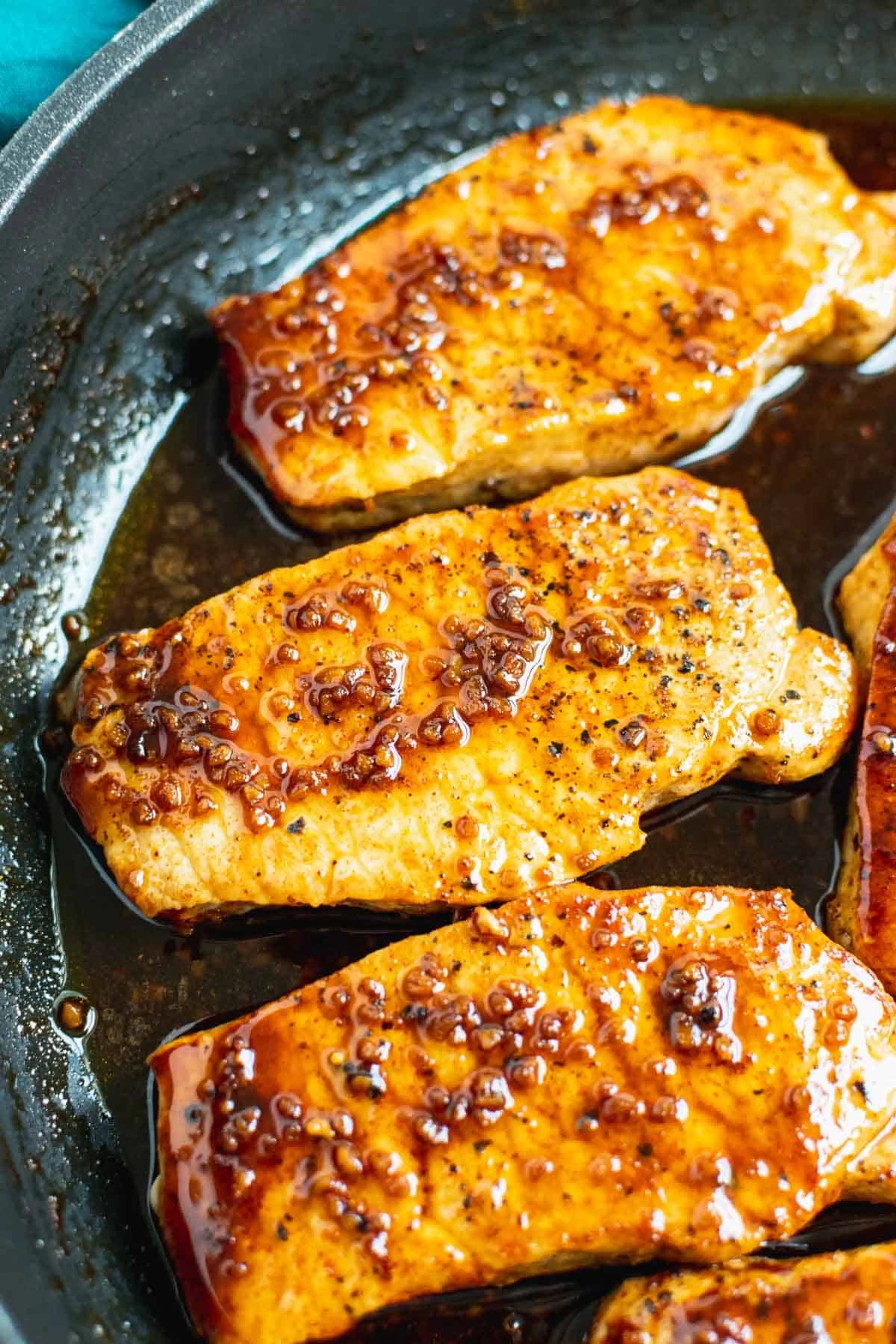 Nashville Hot Honey Glazed Pork Chops
