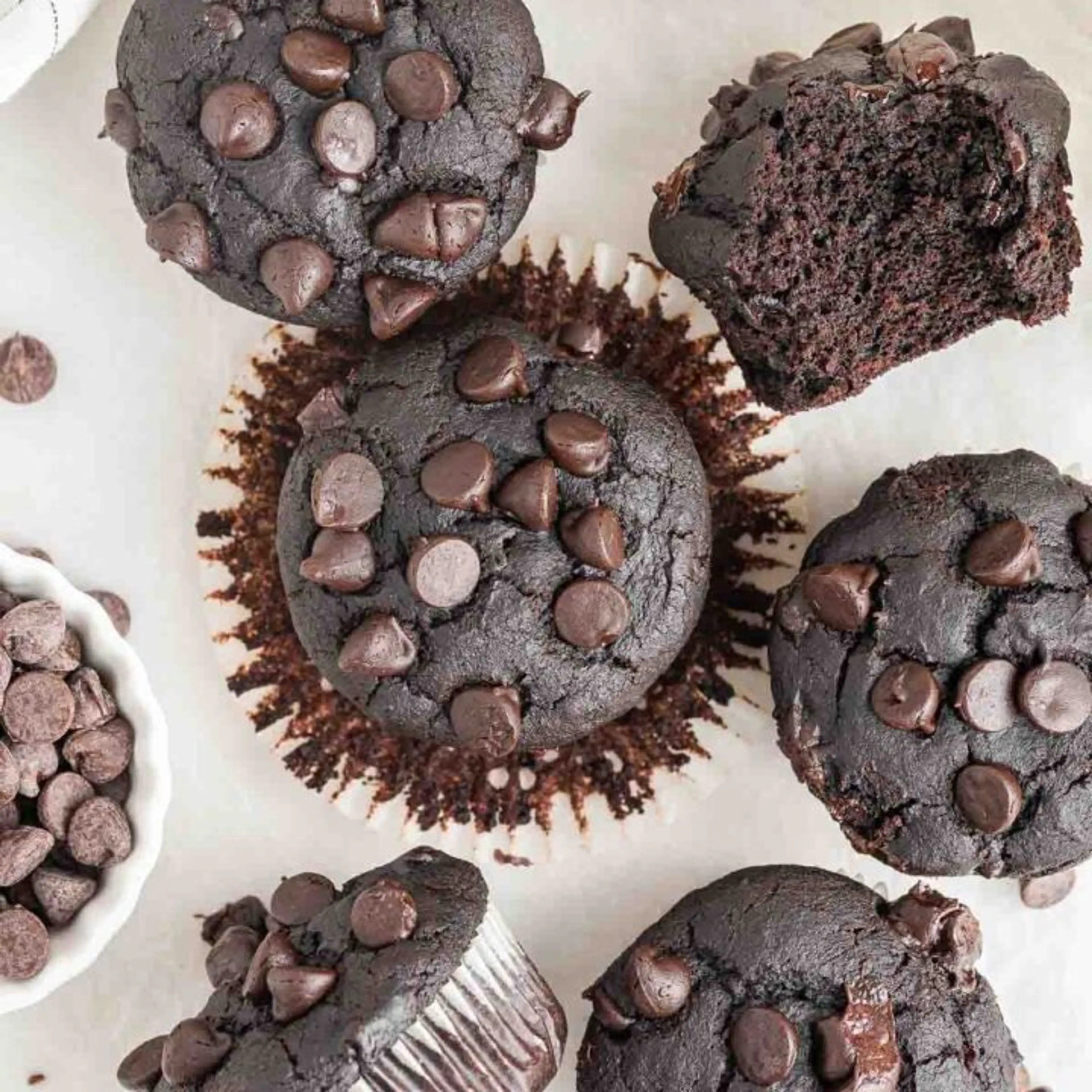 Chocolate Pumpkin Muffins