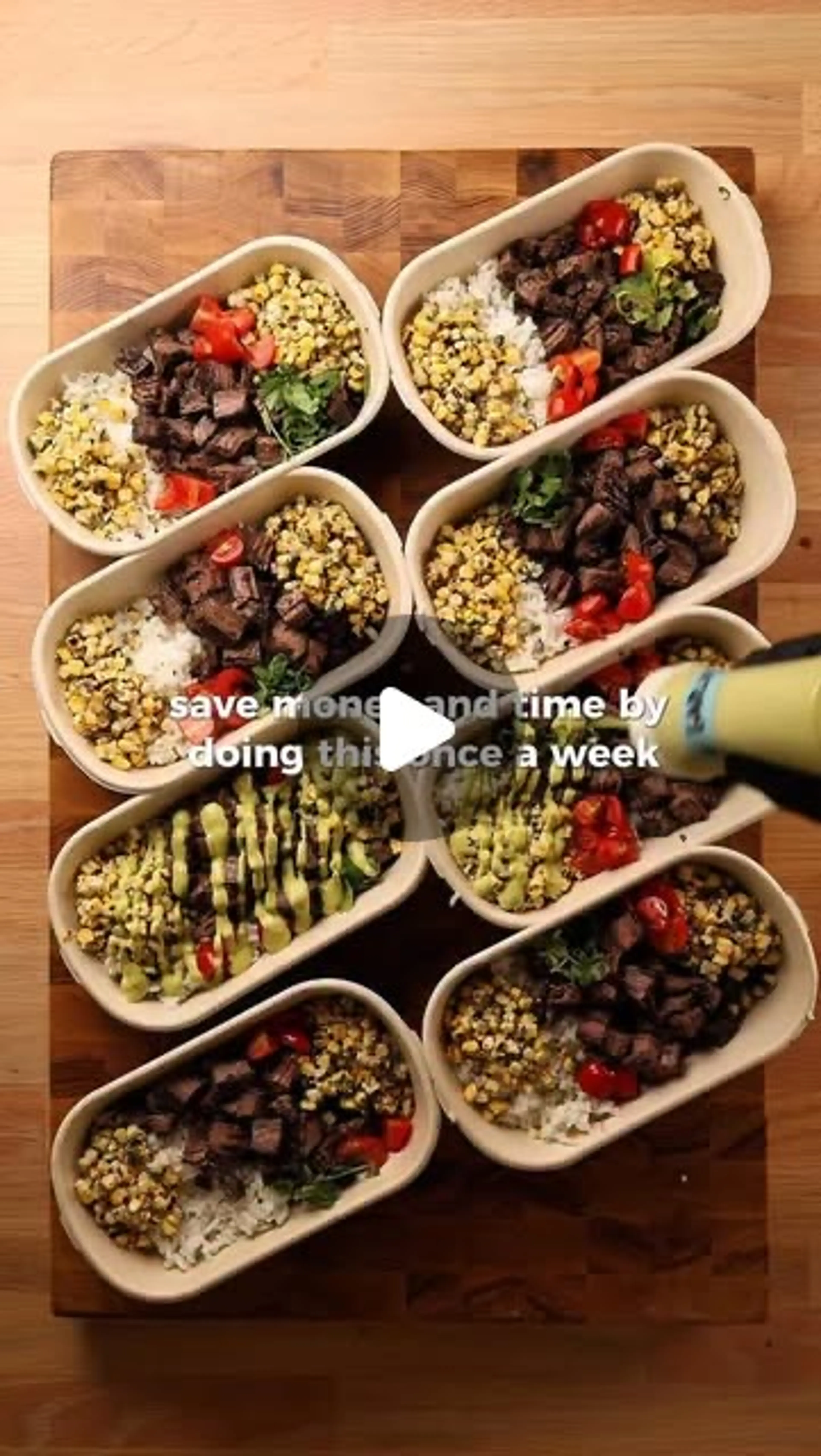 Street Corn Steak Burrito Bowls