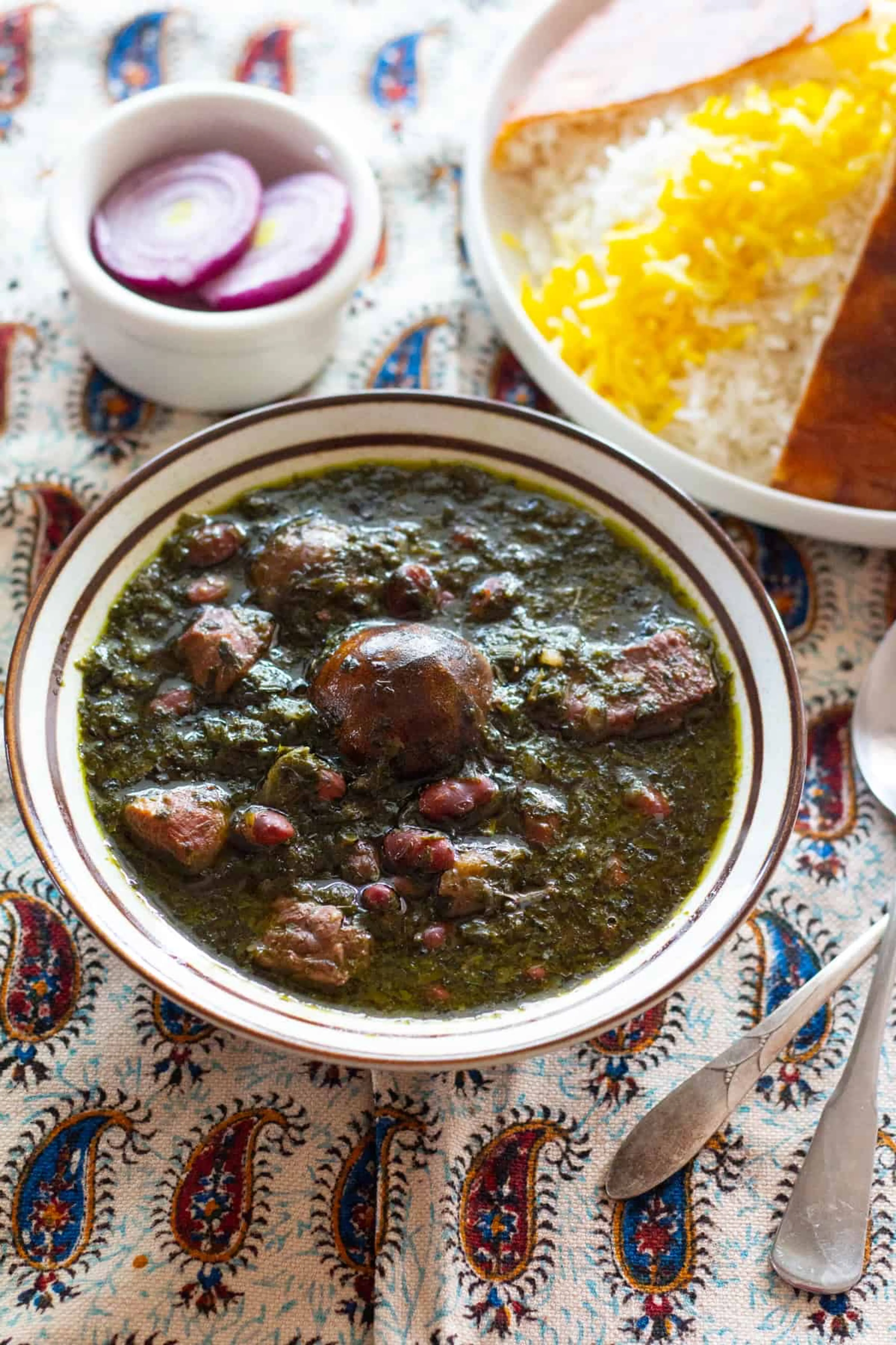Ghormeh sabzi w/ Asan dried herb mix